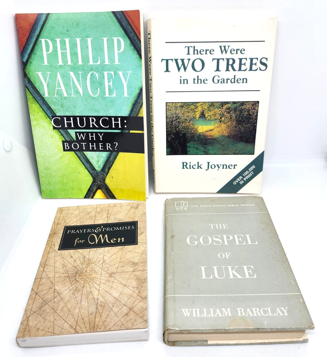 Christian Devotional Lot of 4 Church: Why Bother? Two Trees in the Garden