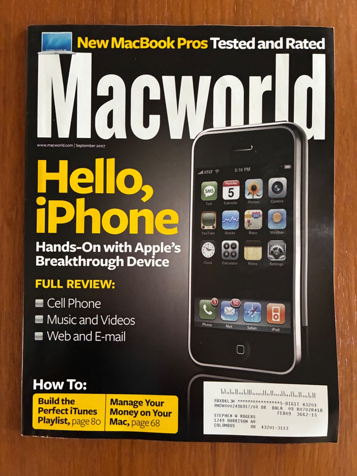 Macworld Magazine • 2006, 2007, 2008 • Lot of 35 issues • Very Good Condition