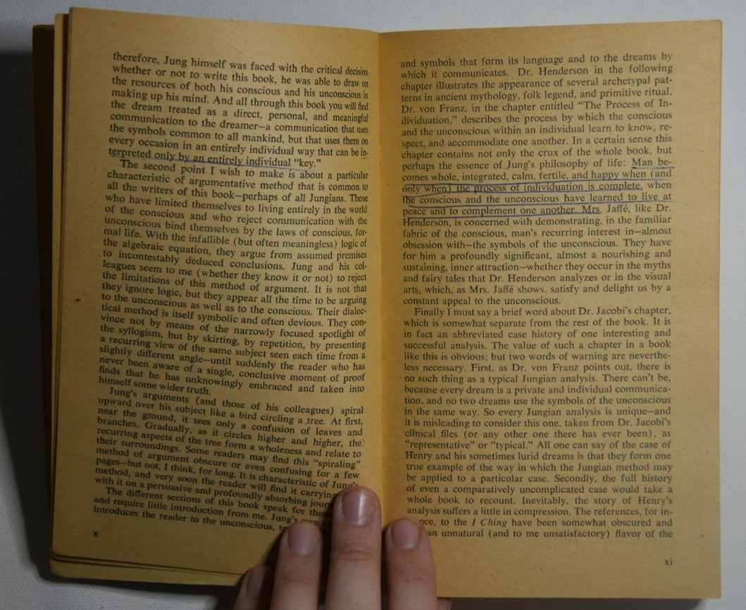 Carl G. Jung Man and His Symbols Paperback Laurel Illustrated Psychology 1961