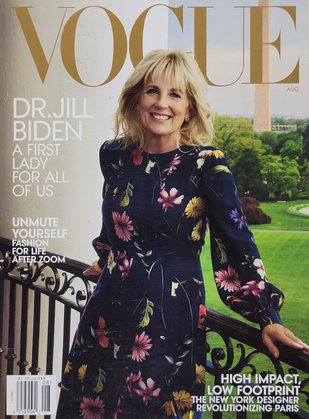 DR. JILL BIDEN – THE FIRST LADY August 2021 VOGUE Magazine HAILEY BIEBER