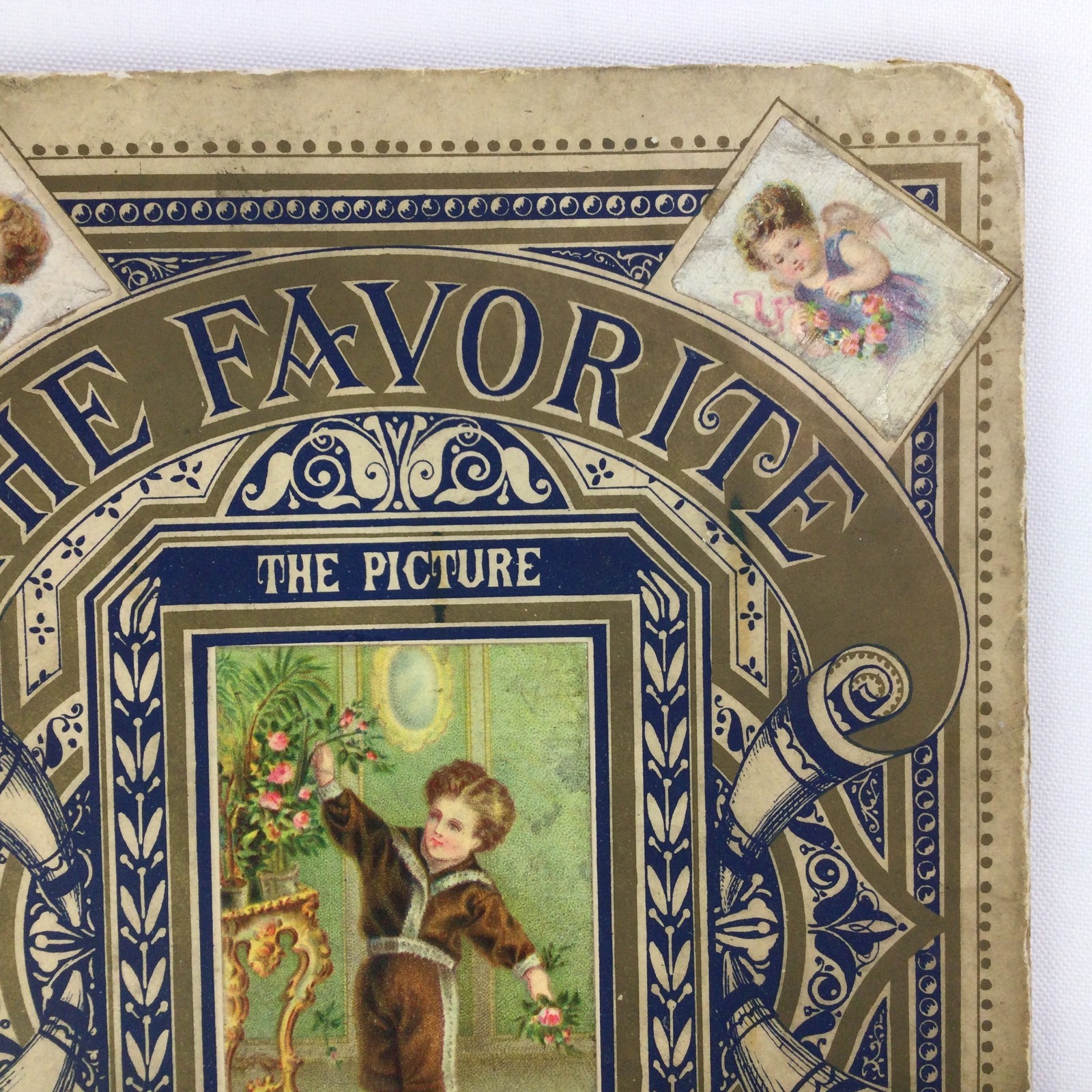 Favorite Nursery Series Picture Gift Book Partridge Nelson Antique 1901 HC