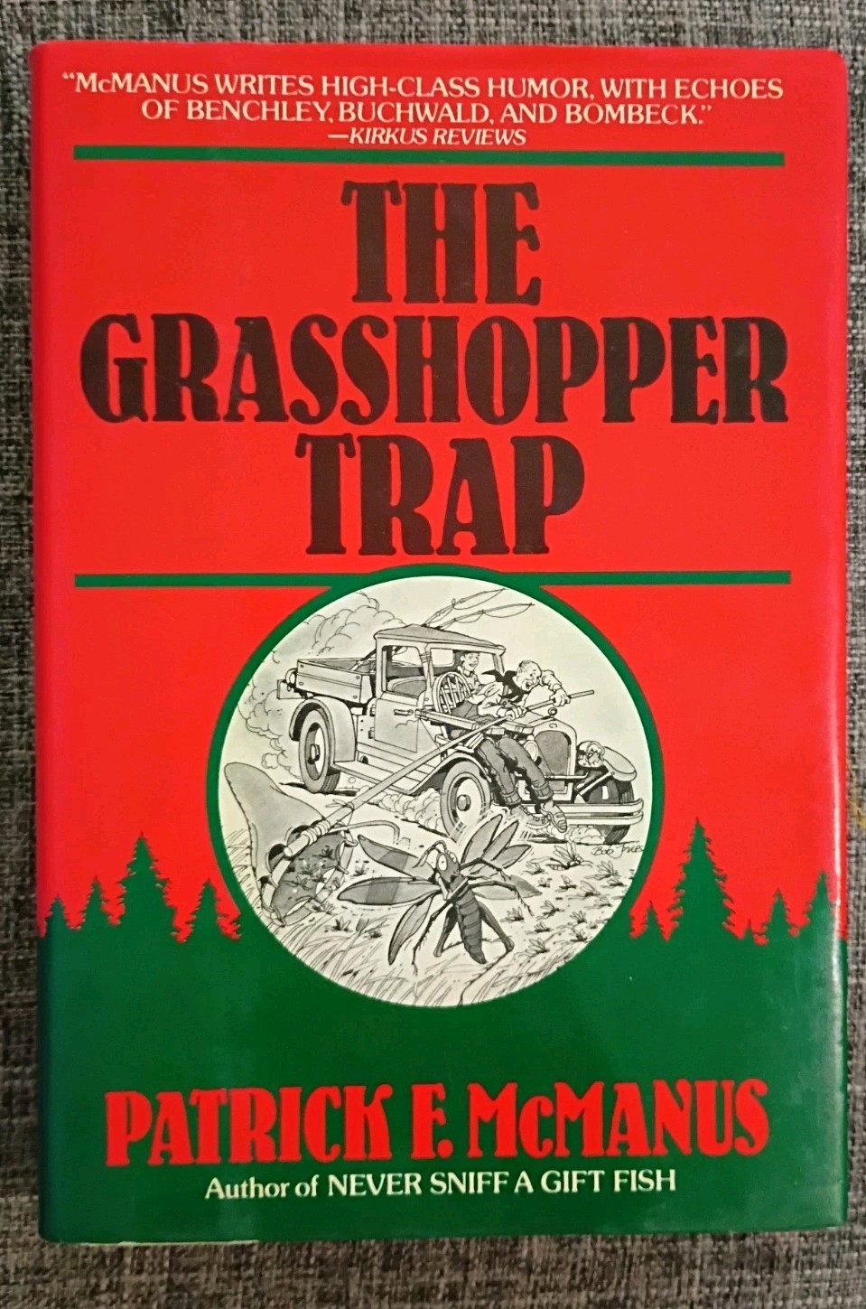 Patrick F. McManus GRASSHOPPER TRAP ,Signed
