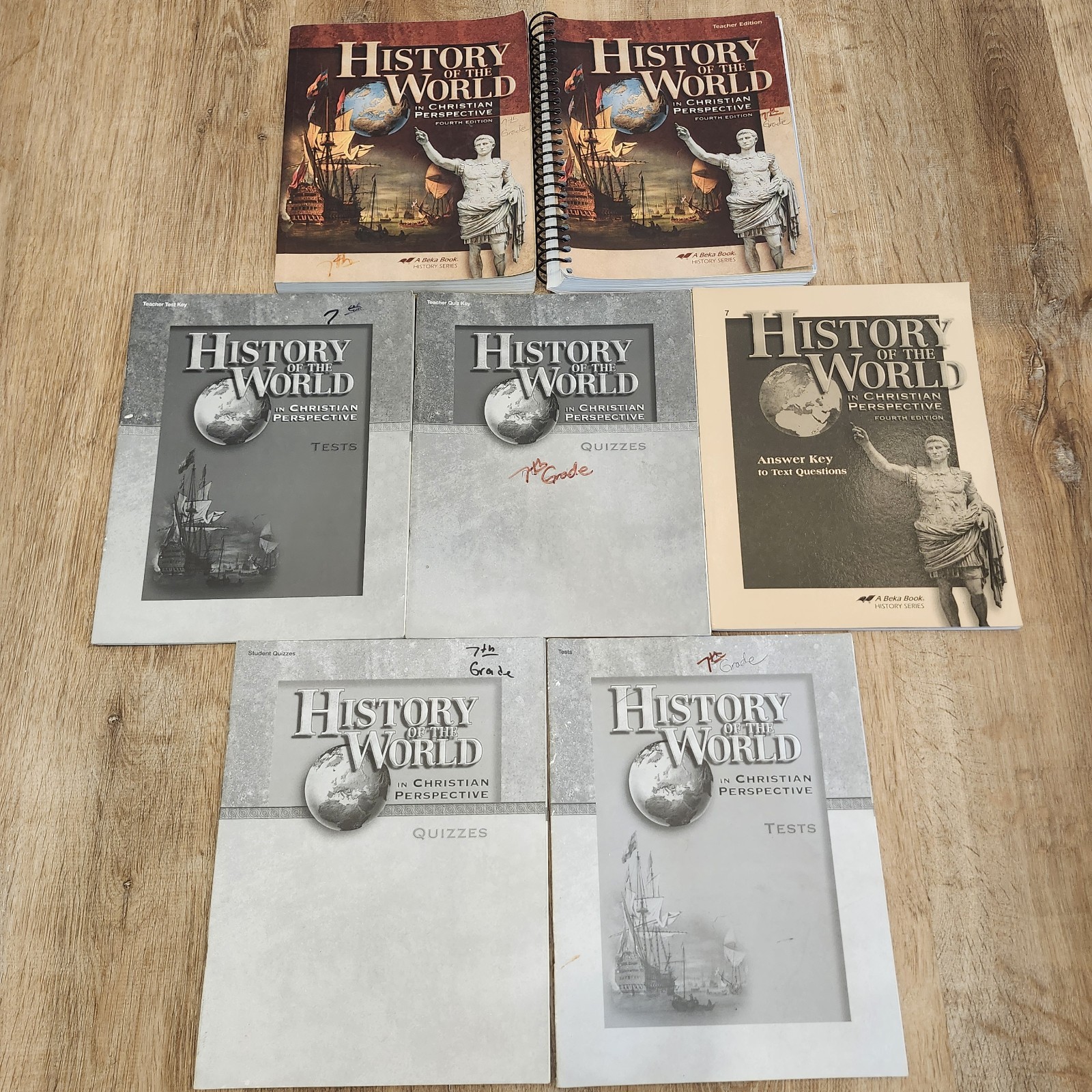 ABEKA 7th Grade Curriculum Complete* Set History Science English Mathematics +