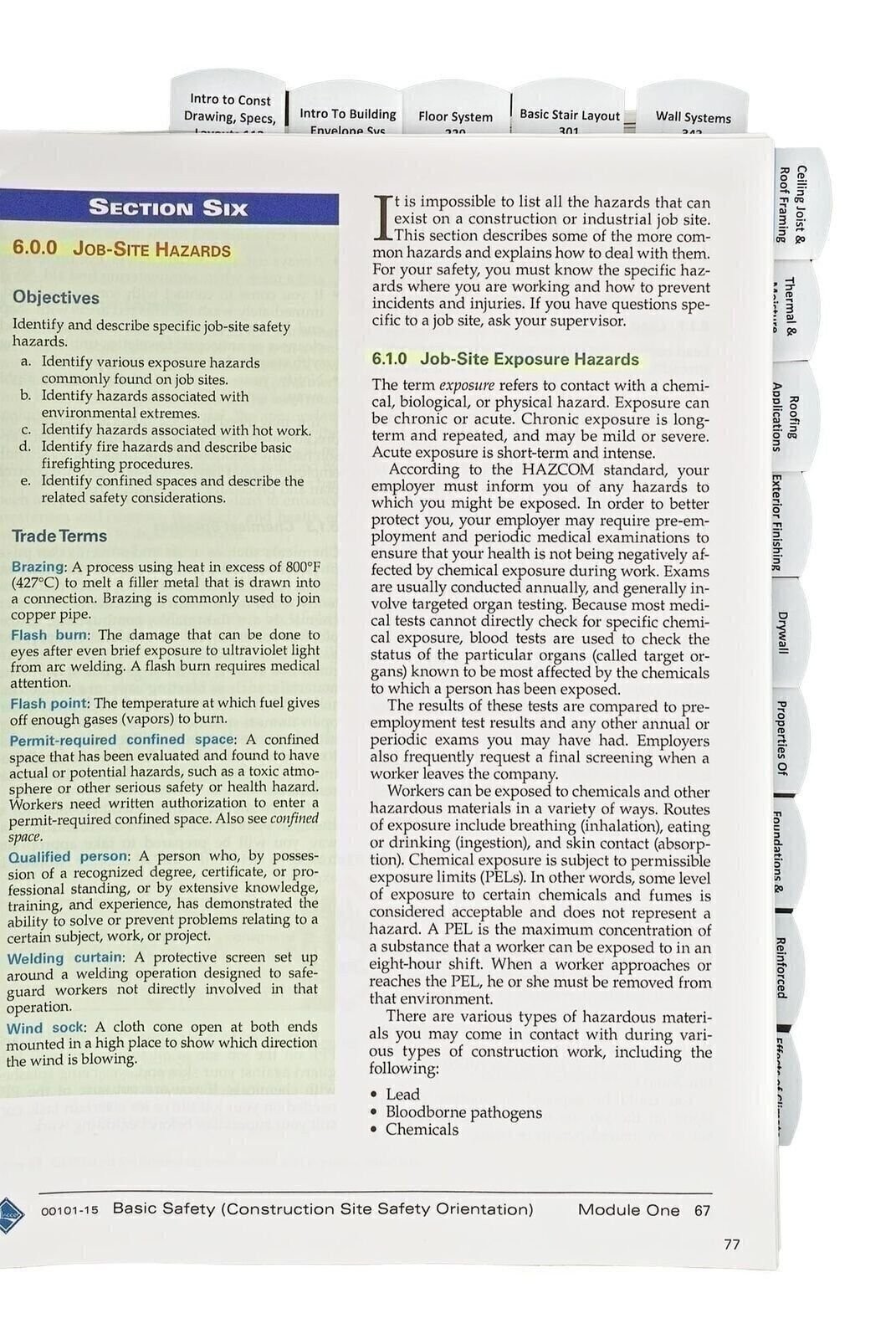 Highlighted and Tabbed – Residential Home Builder Study Guide – from Exam Books