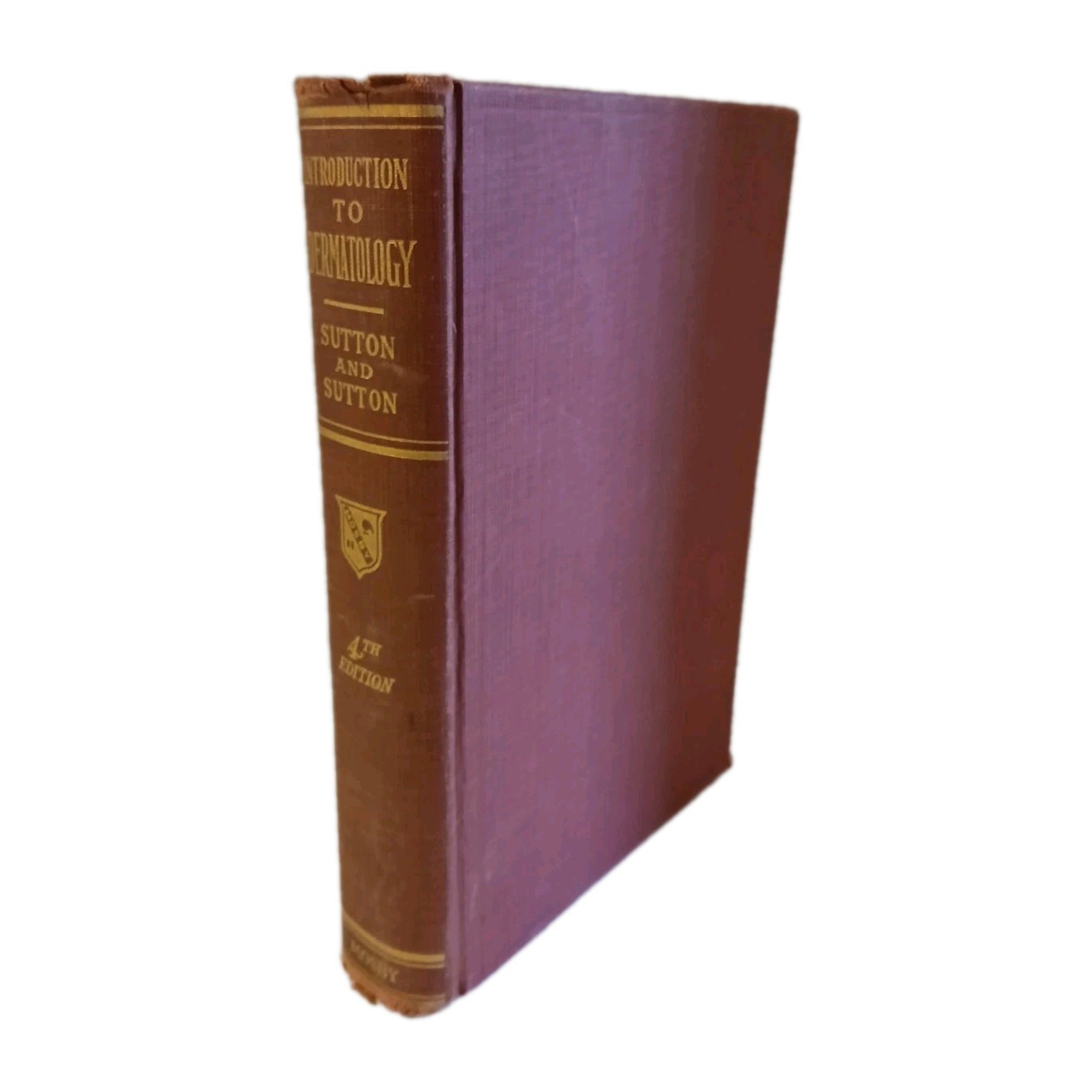 Introduction To Dermatology 1944 Sutton And Sutton 4th Edition Medical Vtg