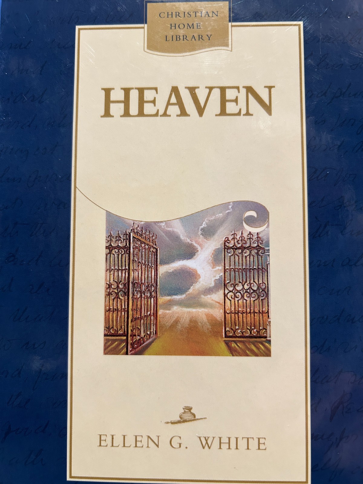«Last Day Events » & «Heaven» both new blue hardcover books by Ellen G White
