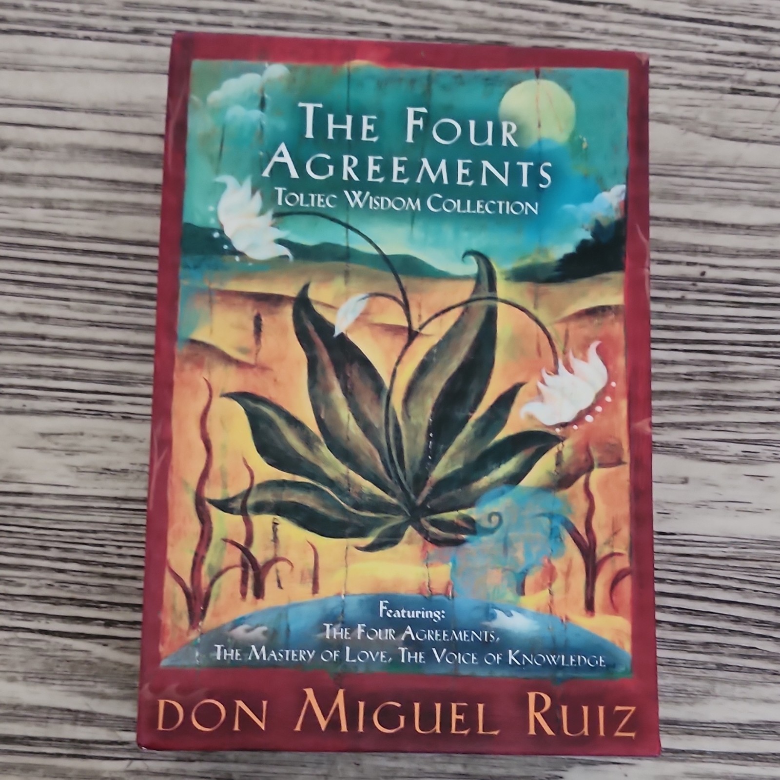 Don Miguel Ruiz The Four Agreements Toltec Wisdom Collection Box Set but missing