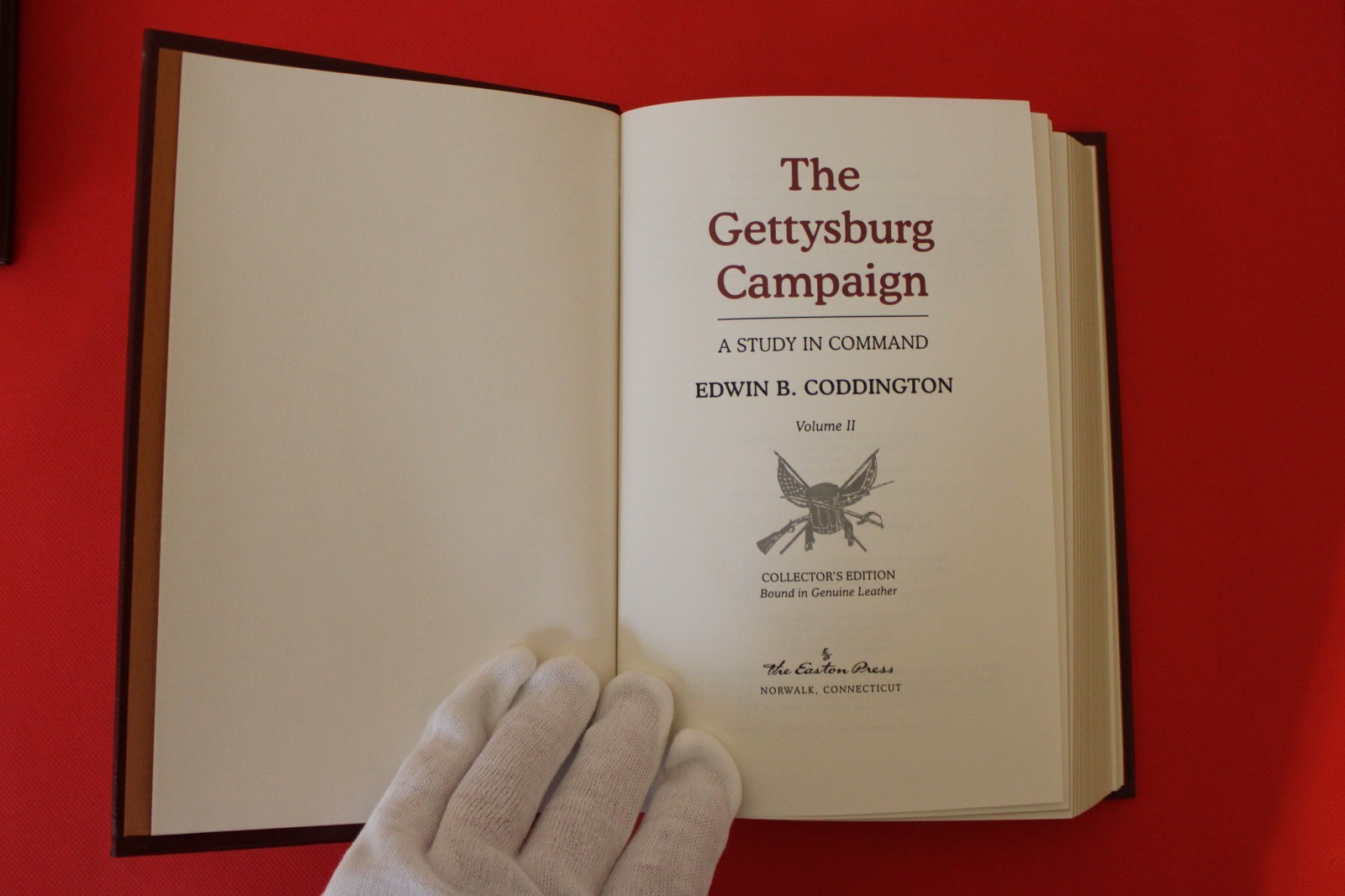 Easton Press Military History The Gettysburg Campaign / Coddington 2 Vol. FINE!