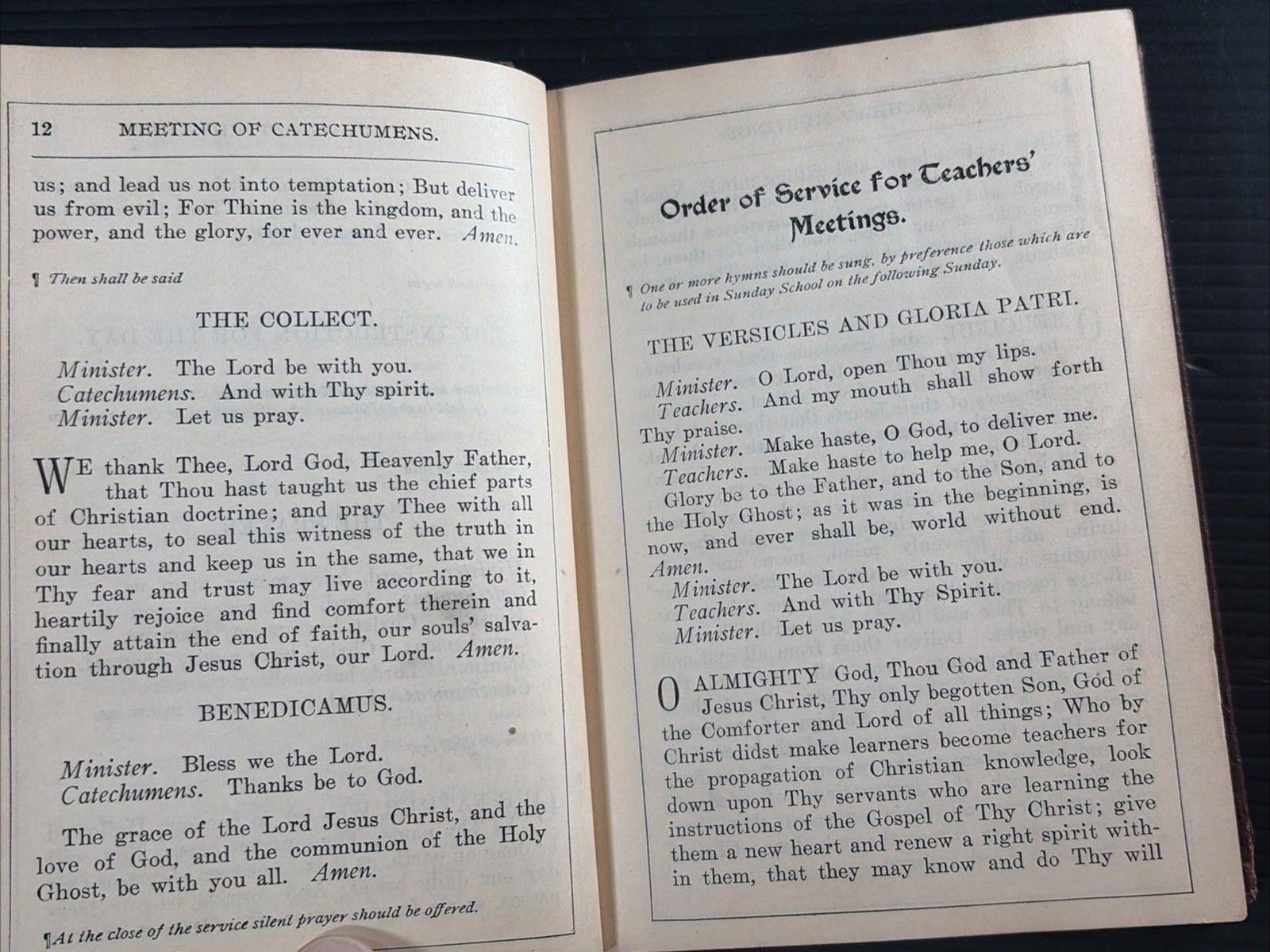 Antique Concordia Lutheran Church Book Of Concord HC 5.5×4” Oxblood