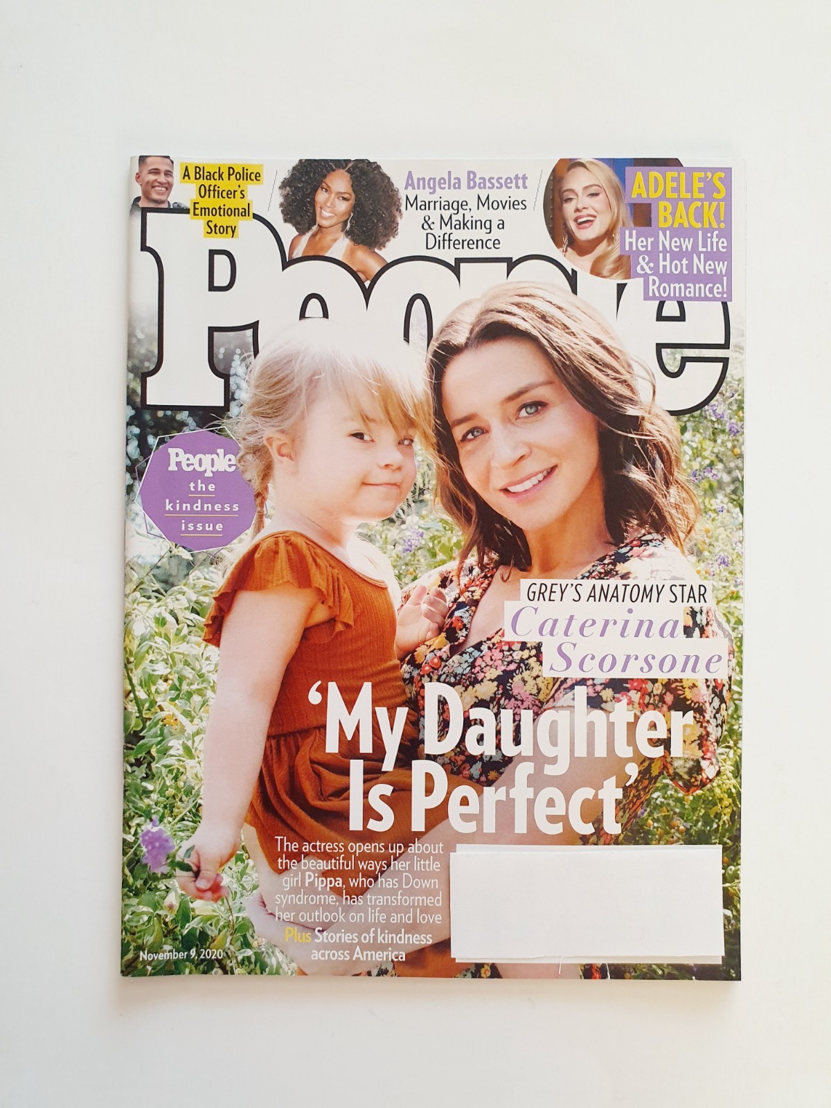 People Magazine November 9, 2020 Grey’s Anatomy Caterina Scorsone Angela Bassett