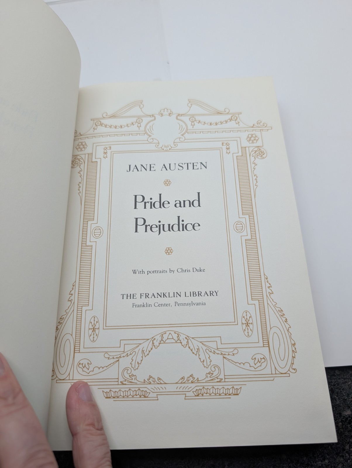 🪞Franklin Library Pride and Prejudice Jane Austen Leather FACTORY SEALED IN BOX