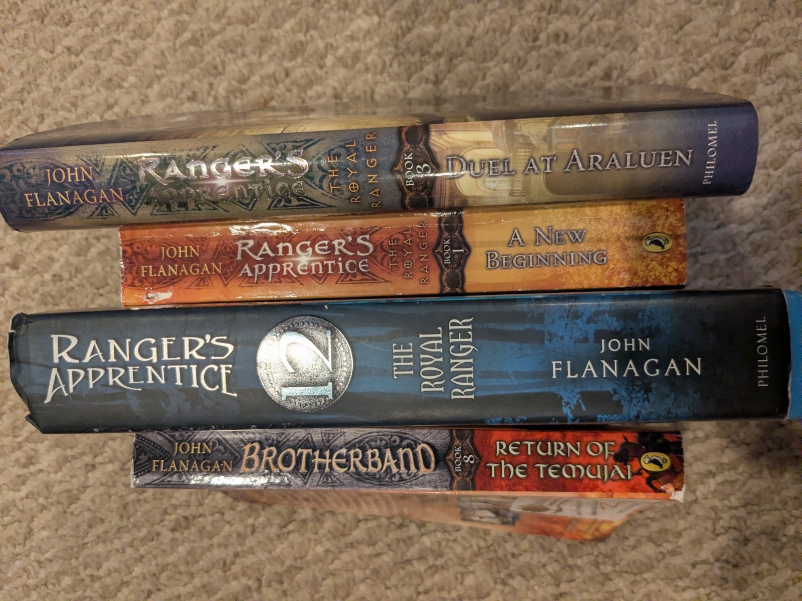 Lot 13 John Flanagan Rangers Apprentice Books 9 HC/DJ and 4 PB Gorlan Hackham