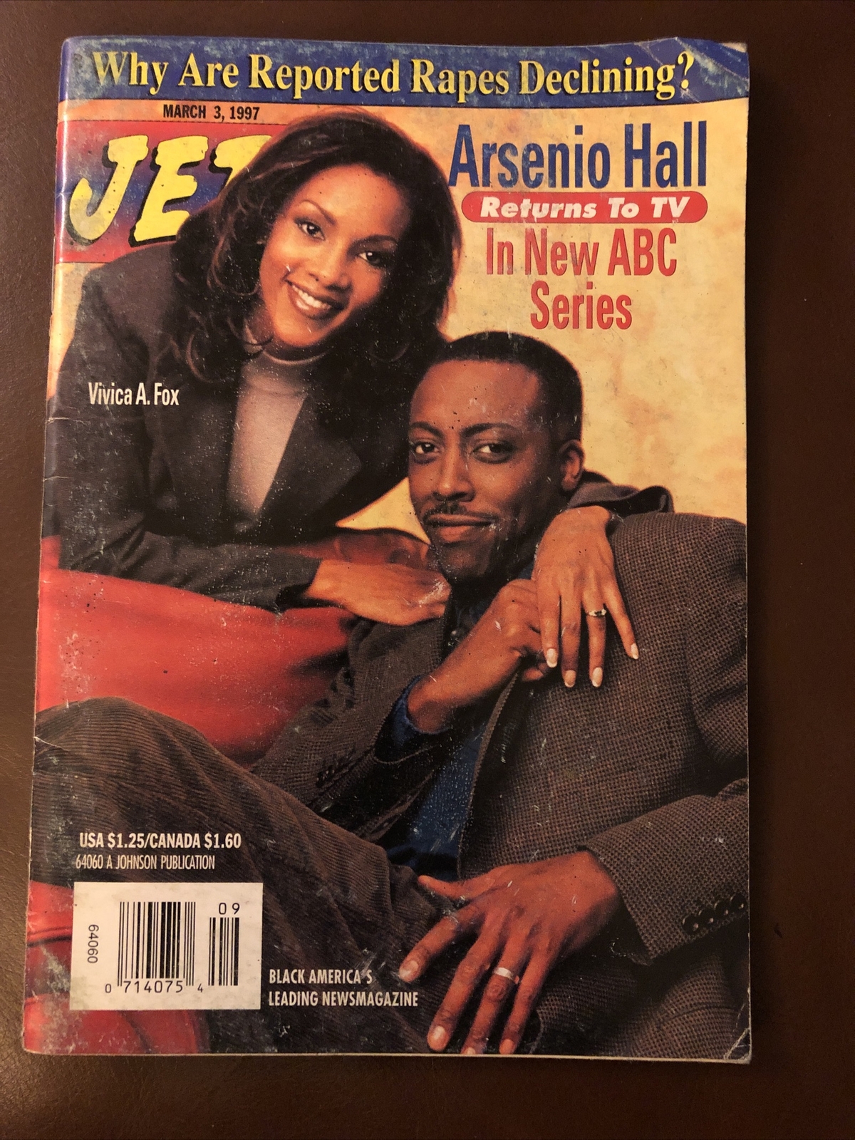Vivica A Fox 1997, 1998 JET Magazine Lot of 3 Arsenio Hall / Batman & Robin