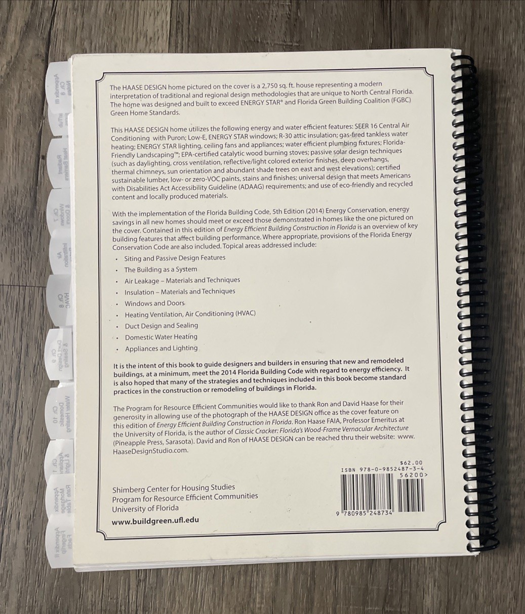 Energy Efficient Building Construction Florida 8th Edition 2015 Contractor Book