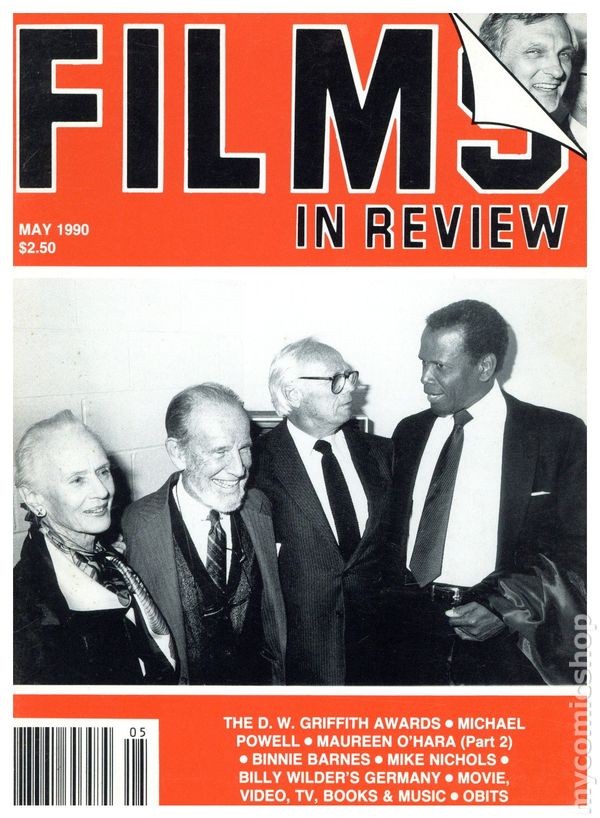 Films in Review Vol. 41 #5 FN- 5.5 1990 Stock Image Low Grade
