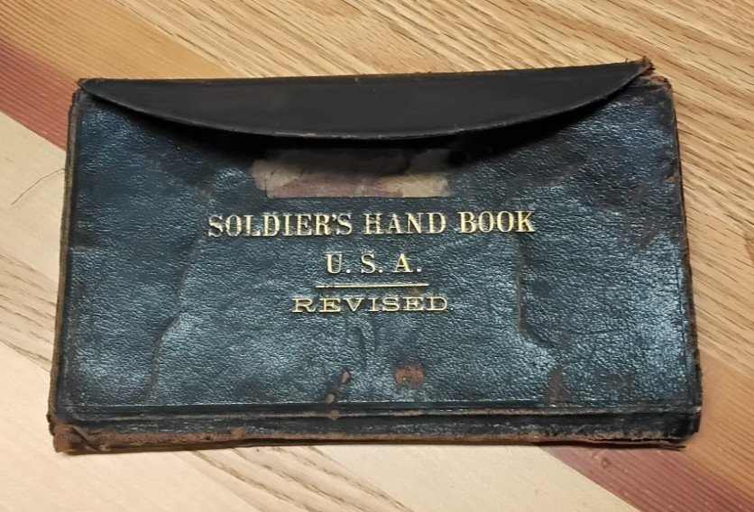 1889 Soldier’s Handbook U.S.A. Revised, 1892 entries … incomplete