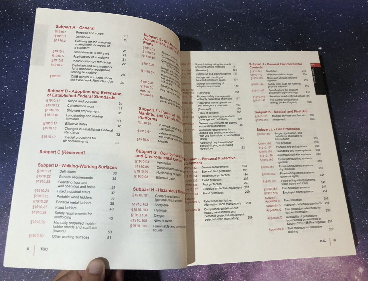Osha Standards for General Industry 2005