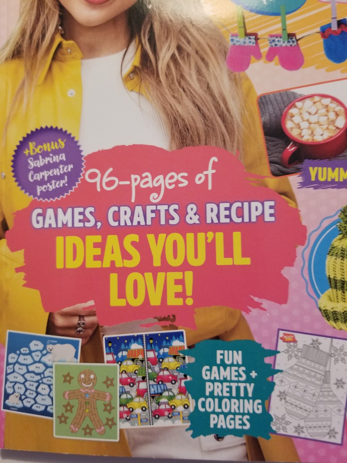 Winter Fun Activity Book 96 Pages Games Crafts & Recipes Easy DIY Ideas