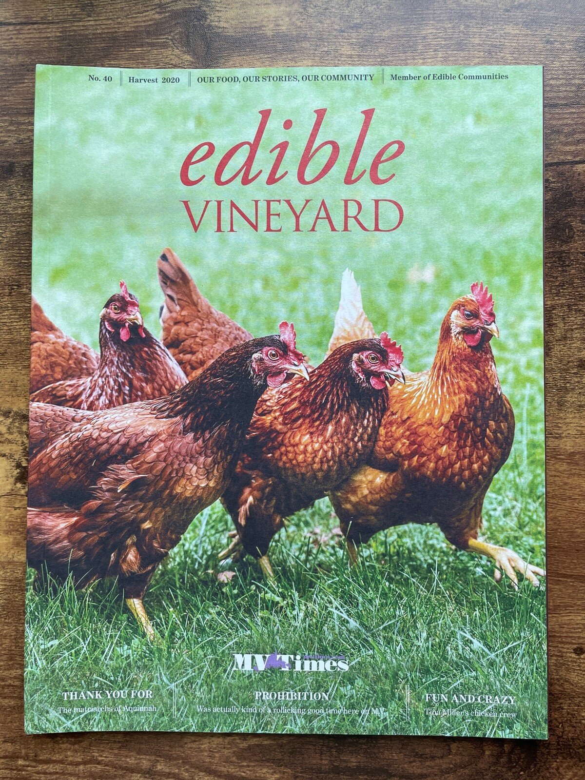 Edible Vineyard #40 Harvest 2020 Martha’s Vineyard Food, Cooking, Seafood