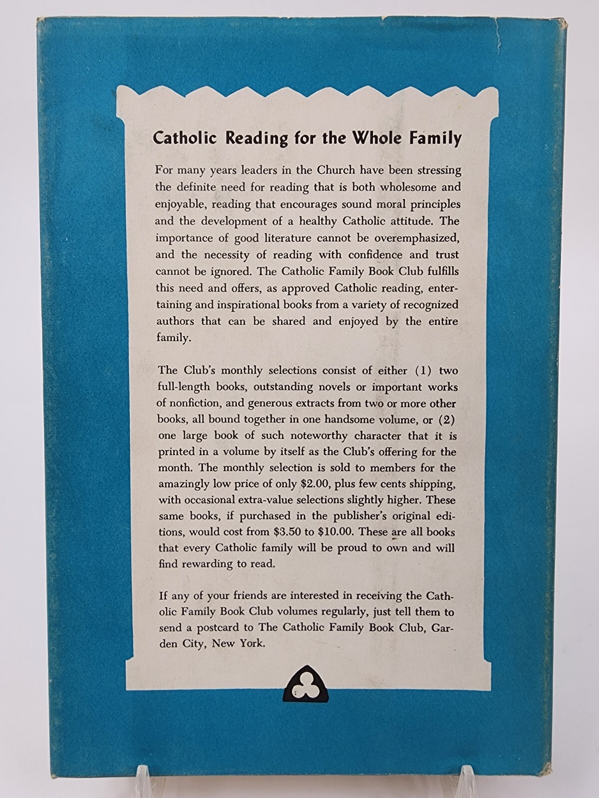 Catholic Family Book Club – 1960 – Joan or Arc – Be Merry – Long Loneliness -ect