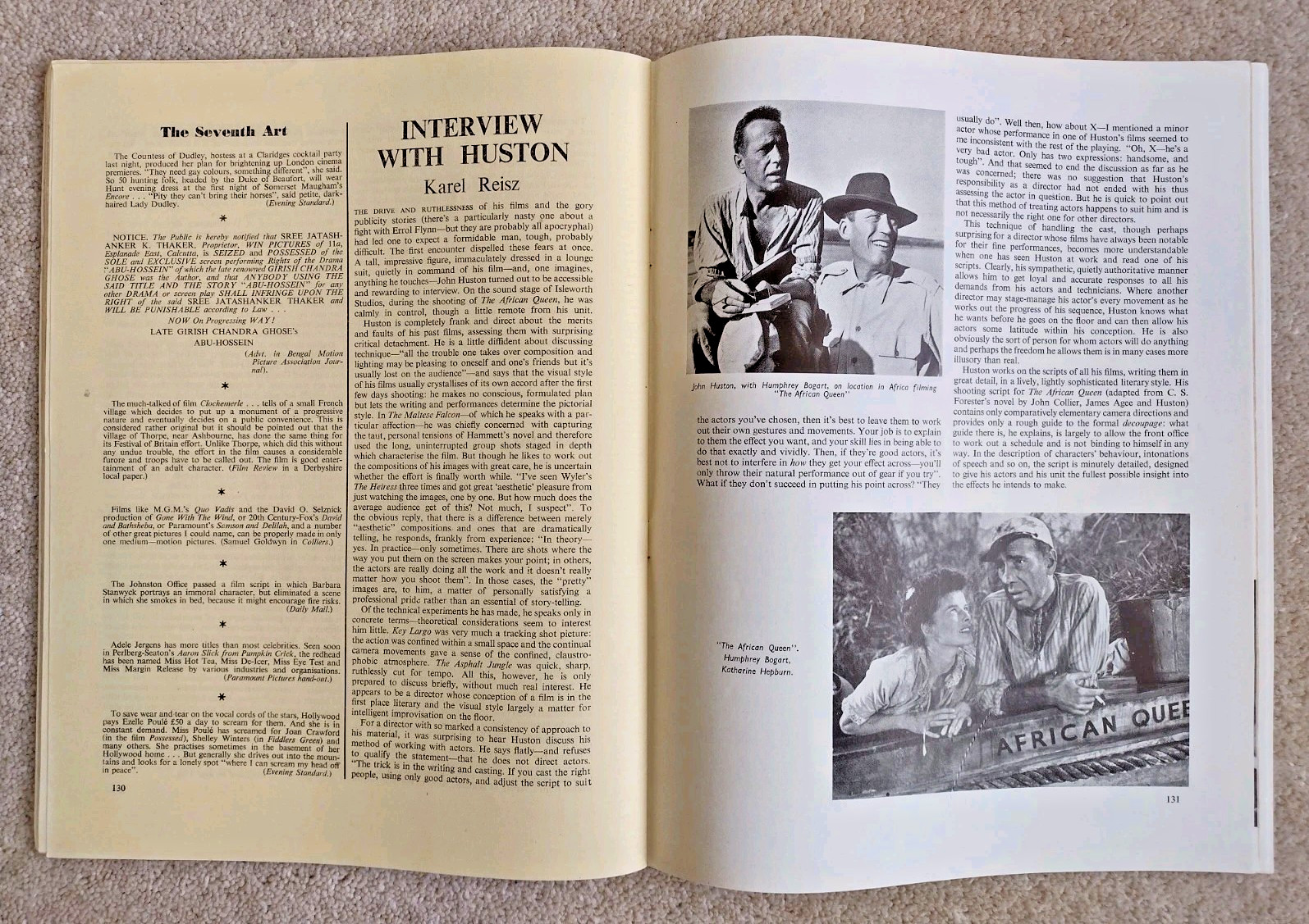 Sight and Sound 1952 full year x4 Streetcar Clair Cocteau horror Dietrich +++