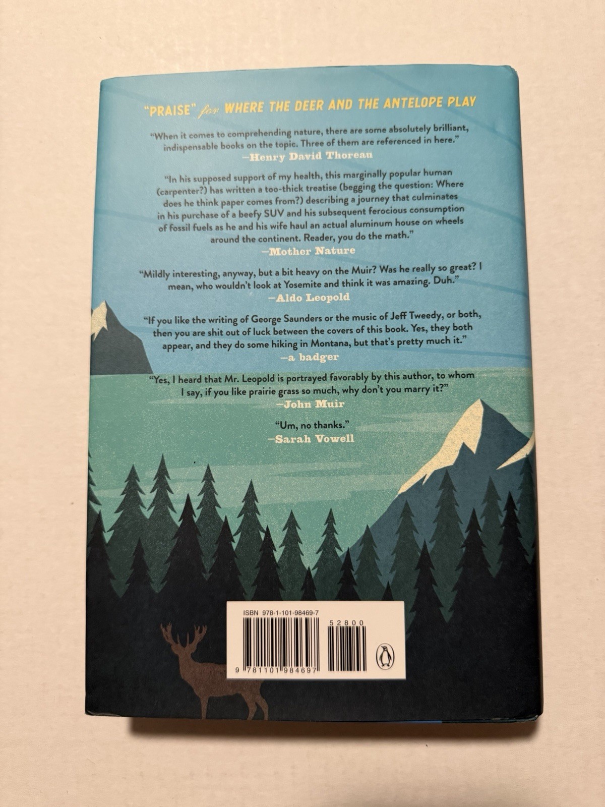 **Signed** Nick Offerman – Where the Deer and the Antelope Play 2021 Hardcover