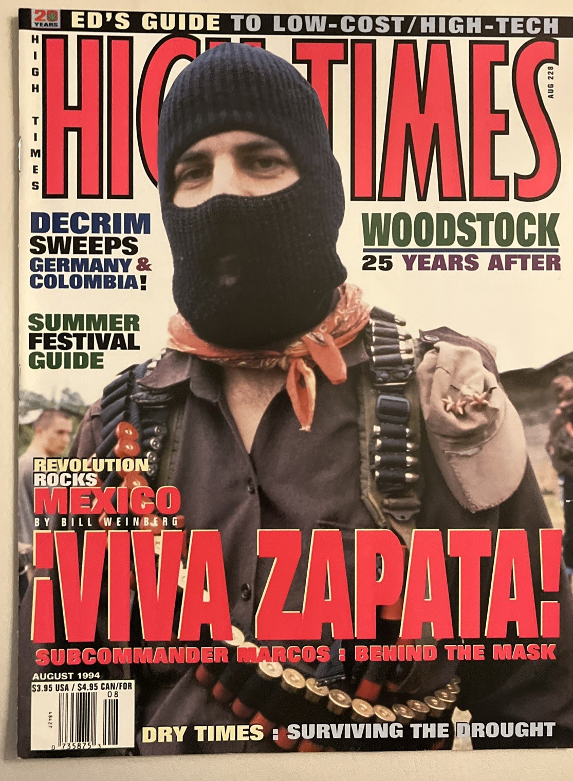High Times 1994 Complete / 12 Issues – Marijuana Hashish Psychedelics Cannabis