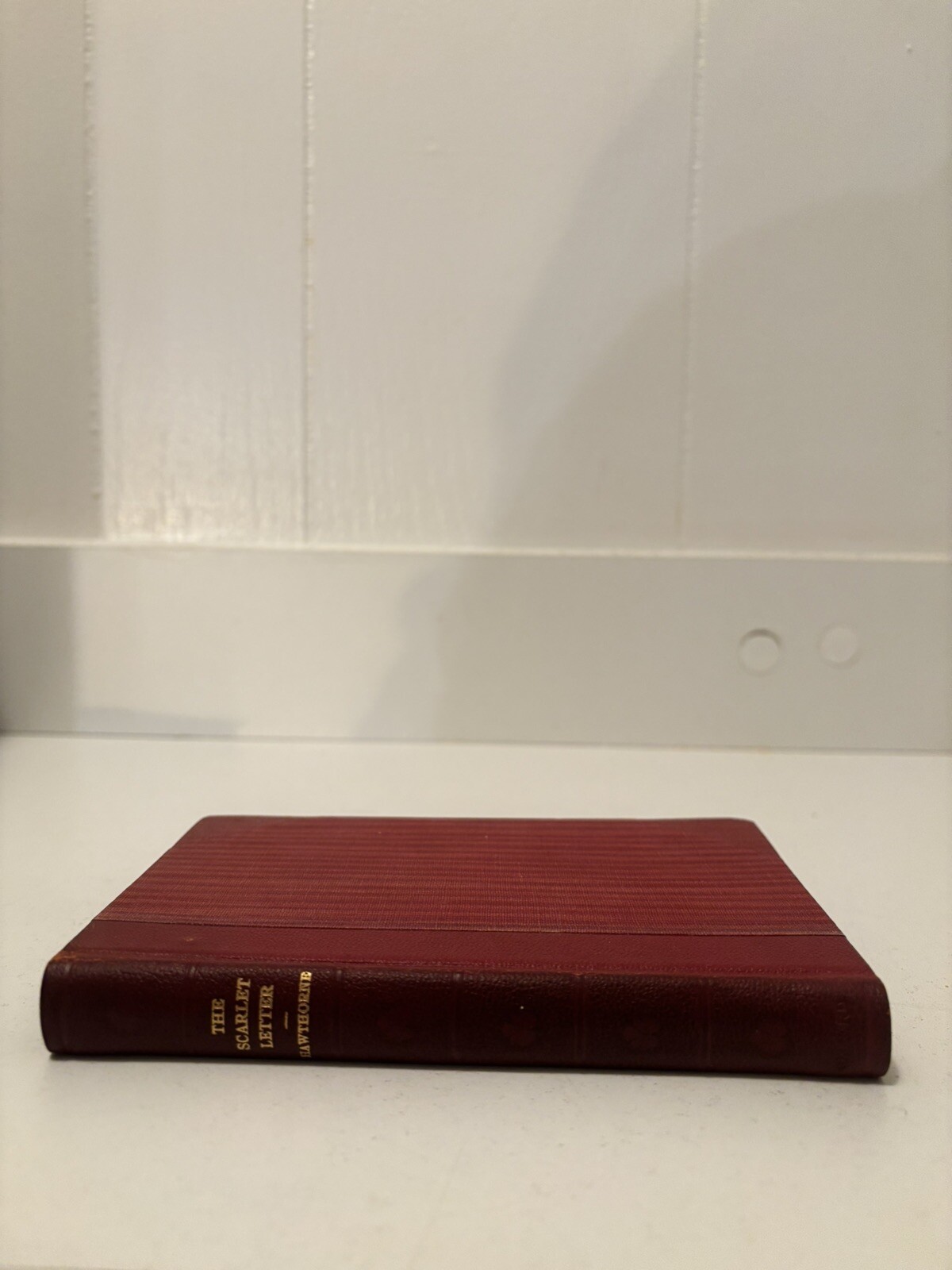 The Scarlet Letter Nathaniel Hawthorne 1923 Gold Gilding Quarter Bound Leather