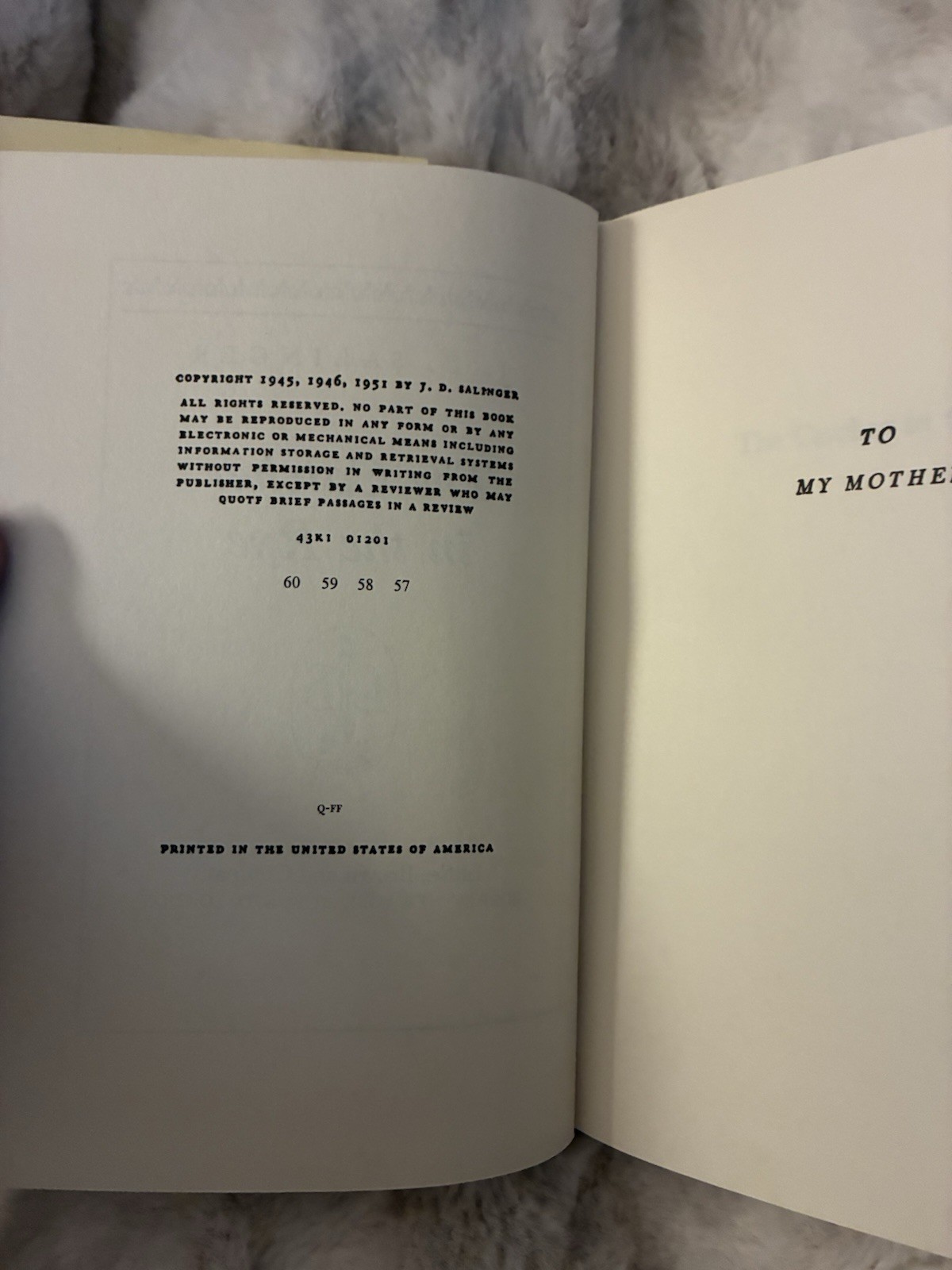 J.D. Salinger Catcher in the Rye 1951 HC Little Brown Fiction Classics