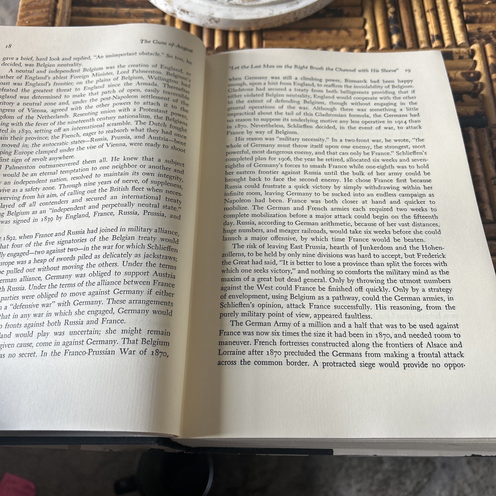 The Guns of August by Barbara W. Tuchman 9th Printing Hardcover 1966