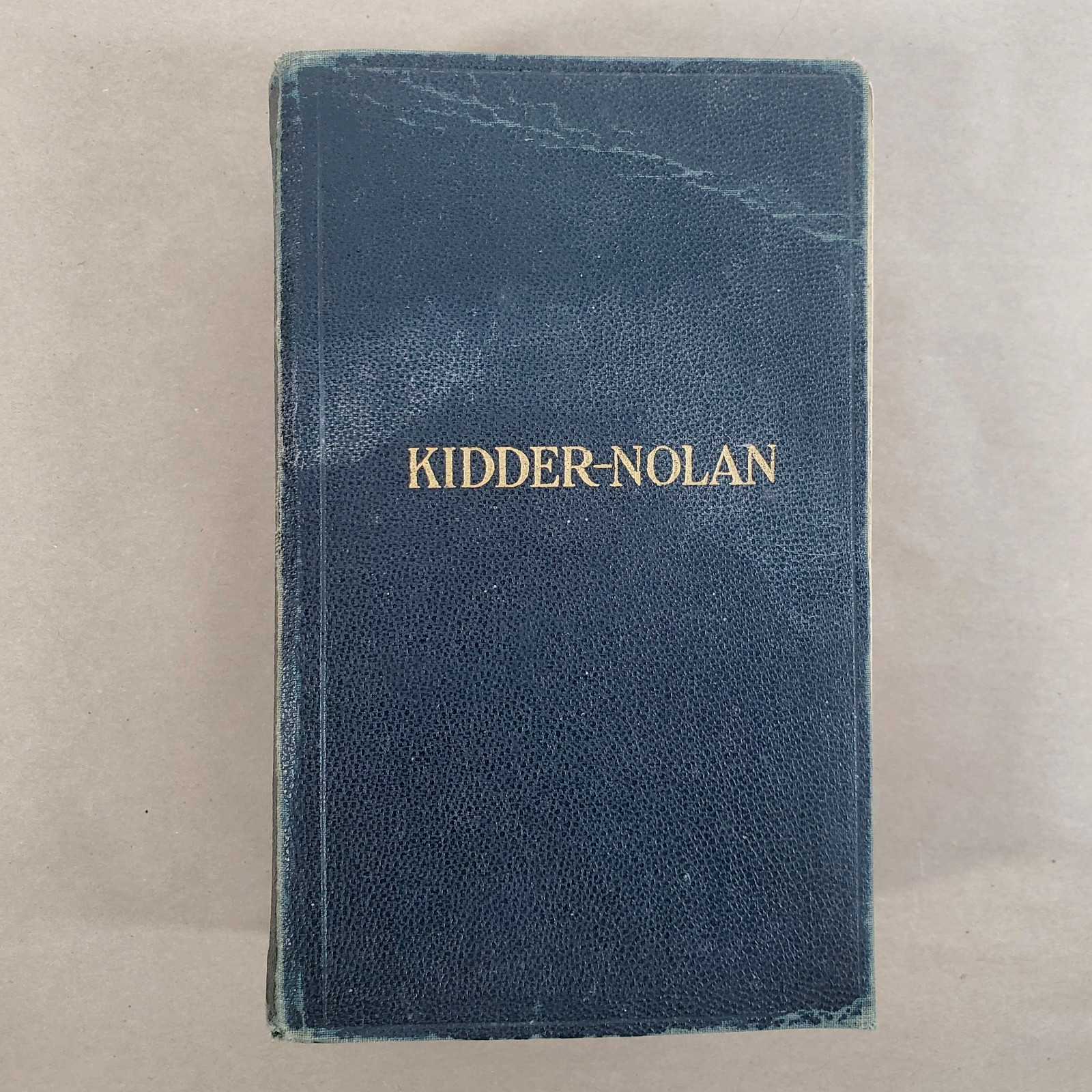 1921 Kidder-Nolan Architects’ and Builders’ Handbook 17th Ed John Wiley Leather