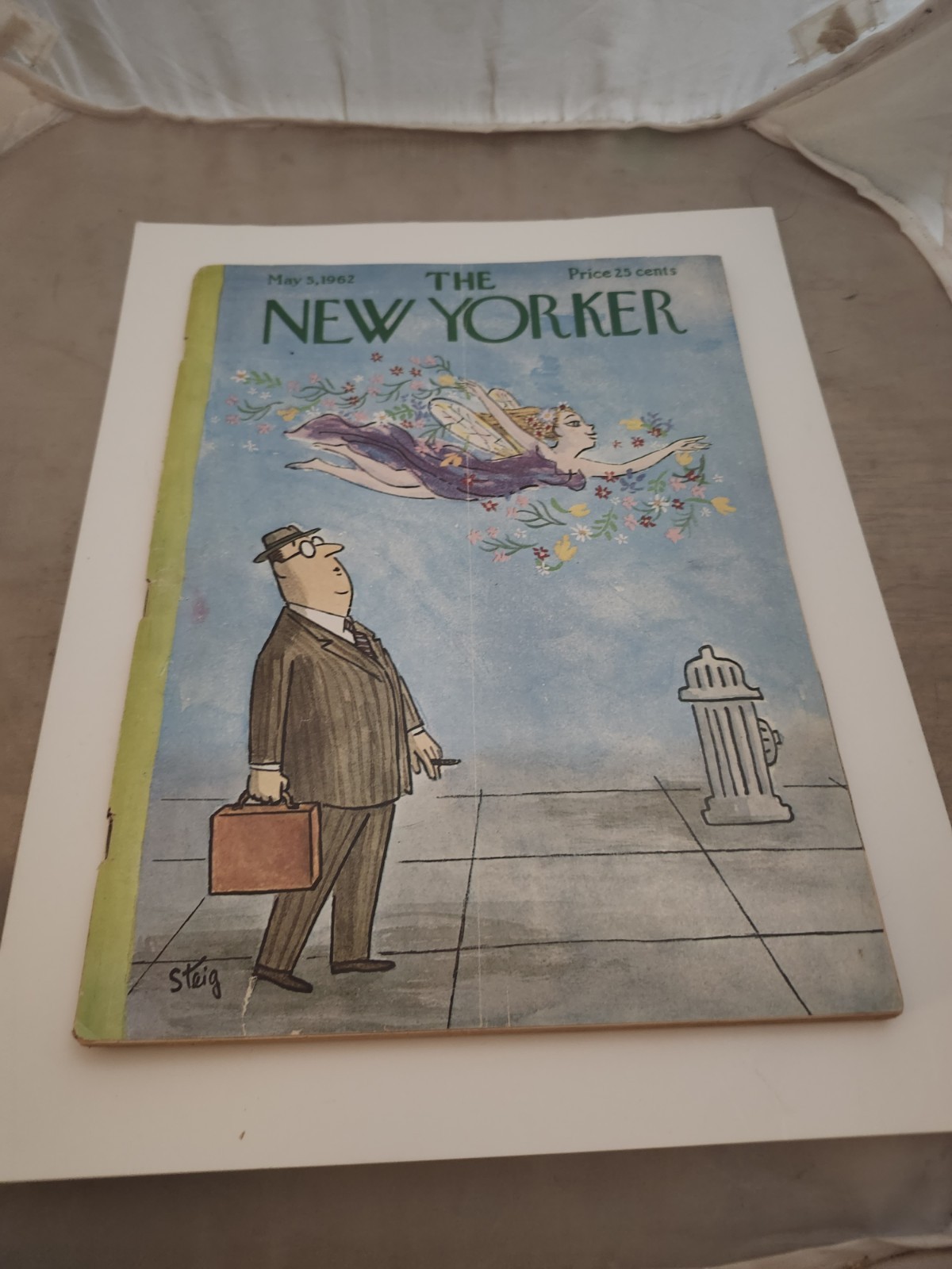 THE NEW YORKER MAGAZINE MAY 5 1962 (GD) Steig Cover Art Great Ads