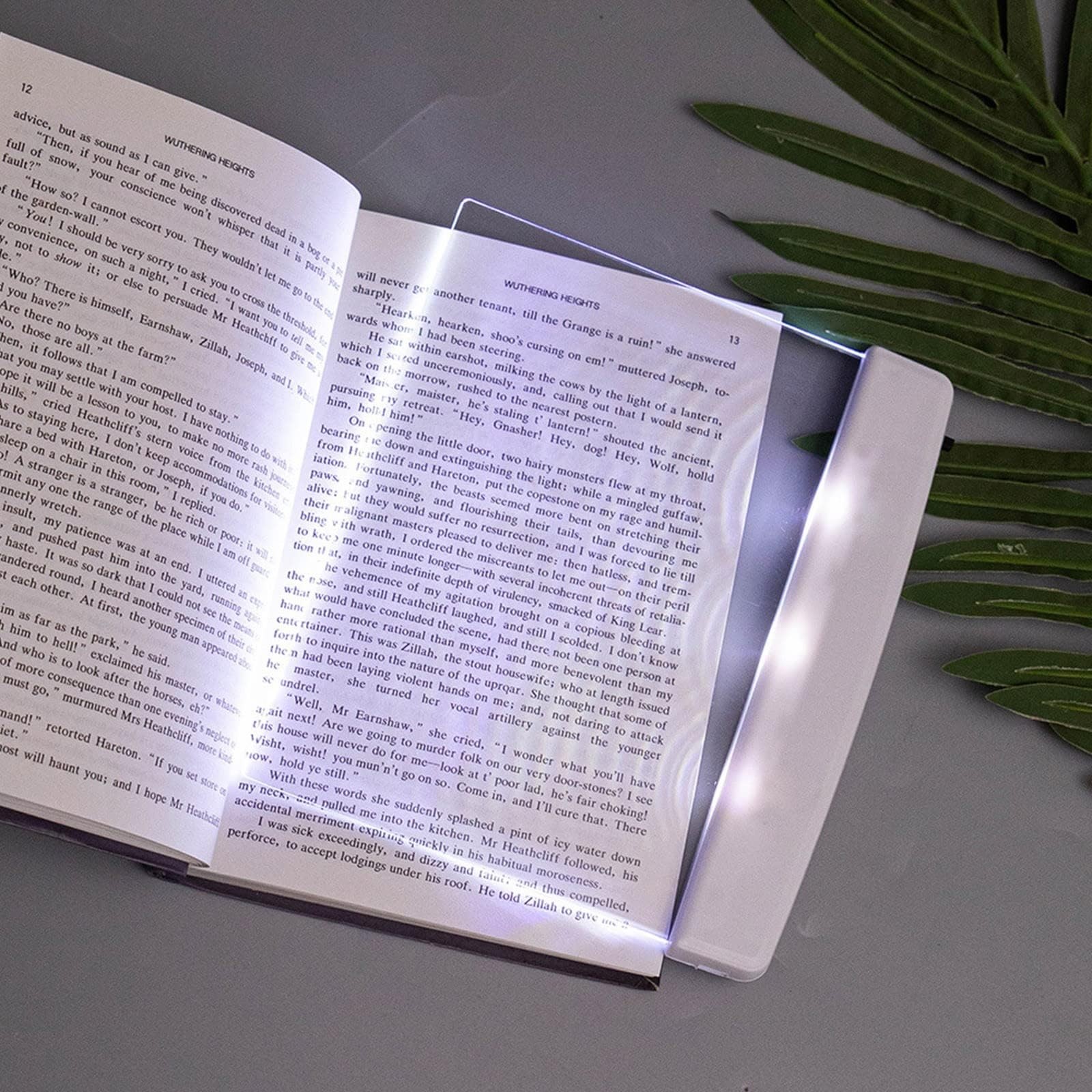 Flat LED Book Light Full Page Reading Light Panel for Night Reading