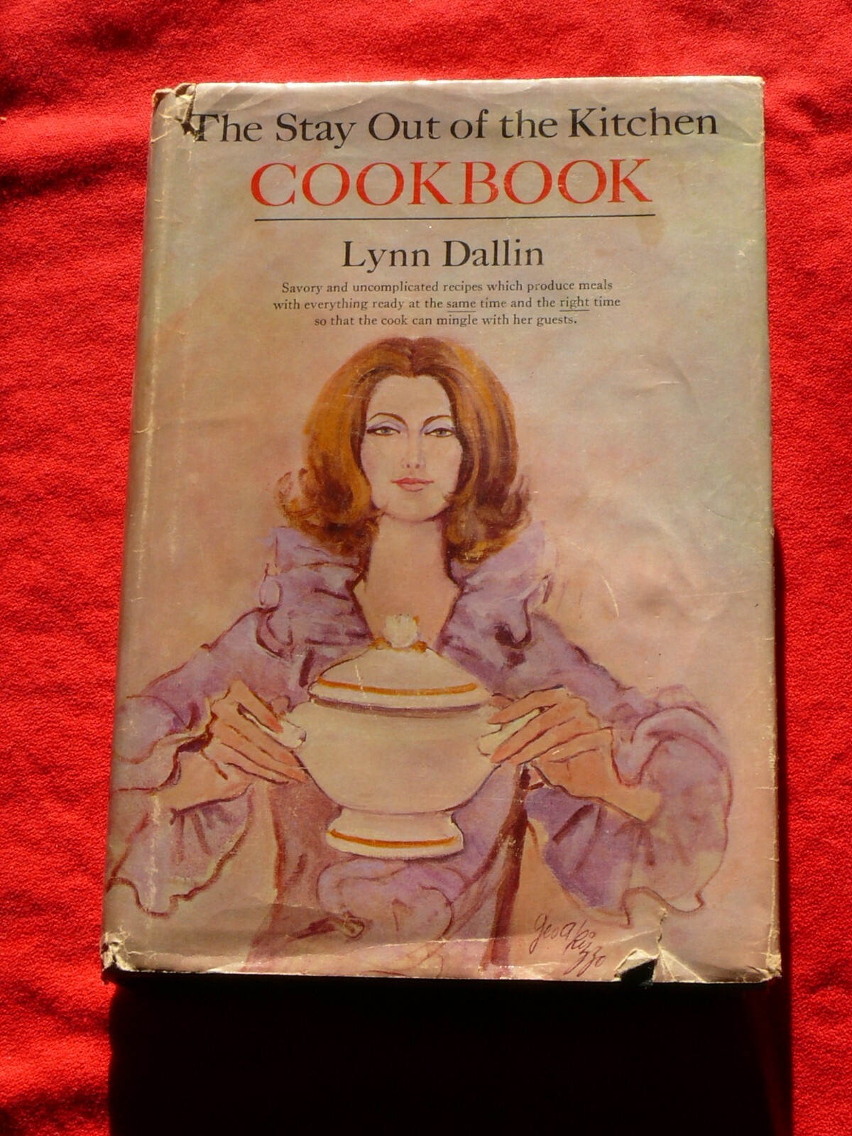 1968 Lynn Dallin STAY OUT OF THE KITCHEN COOKBOOK Orig Slipcase H/C 367 Pages