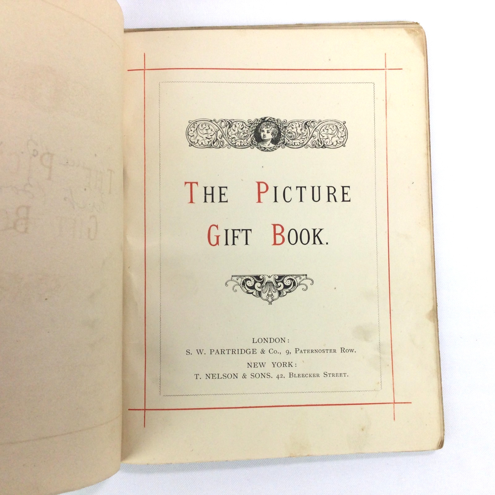 Favorite Nursery Series Picture Gift Book Partridge Nelson Antique 1901 HC