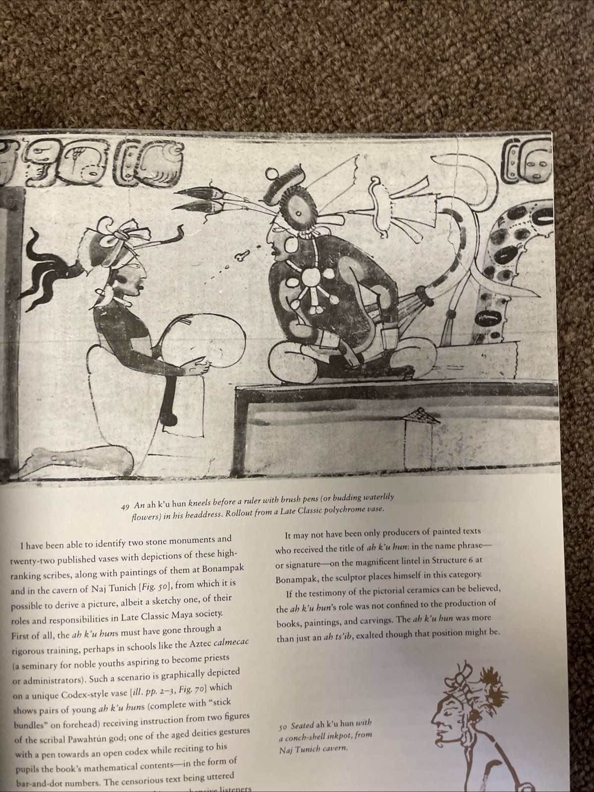 The Art of the Mya Scribe by Justin Kerr Hardcover 1997