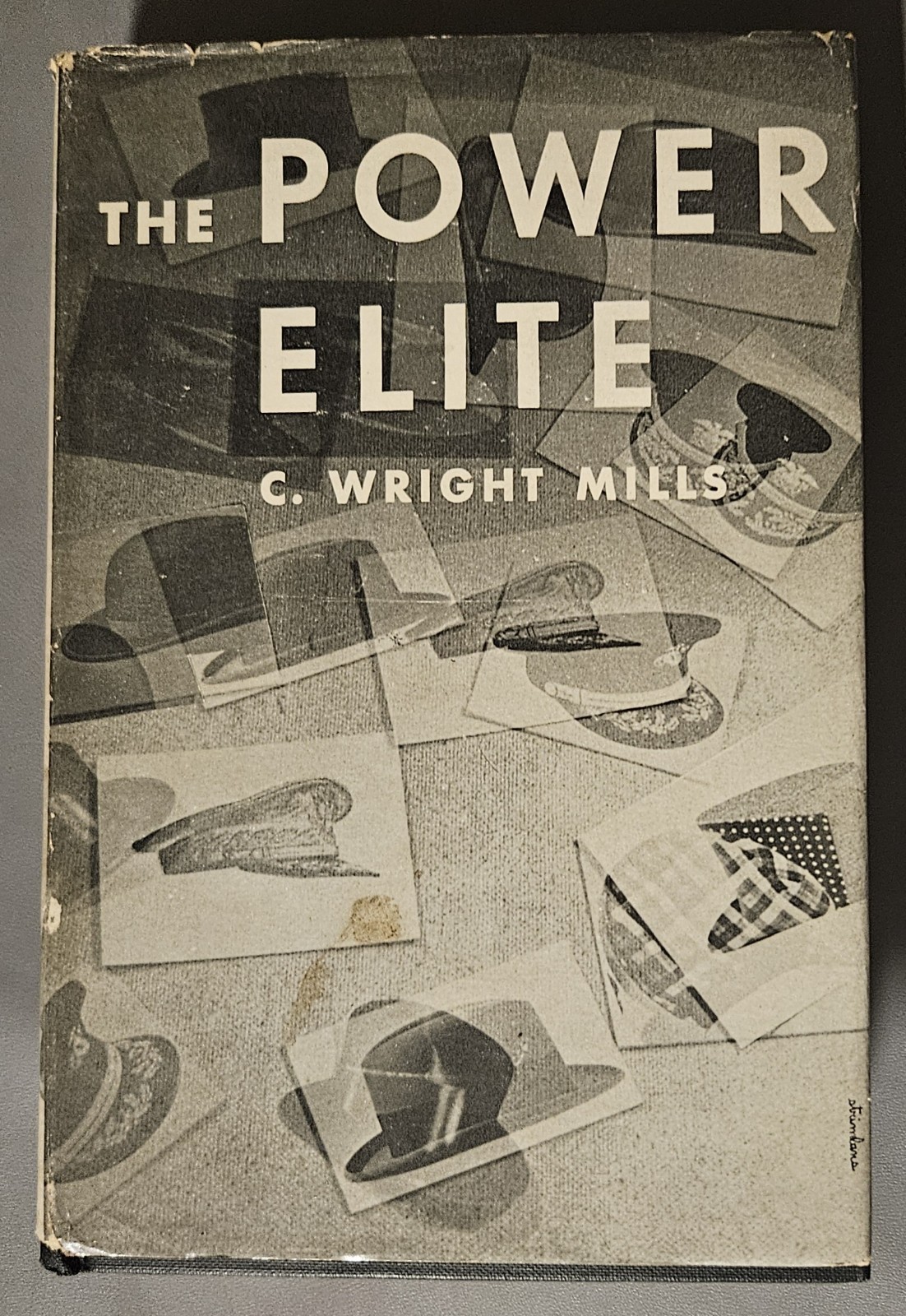 The Power Elite by C. Wright Mills HCDJ 2nd printing 1956