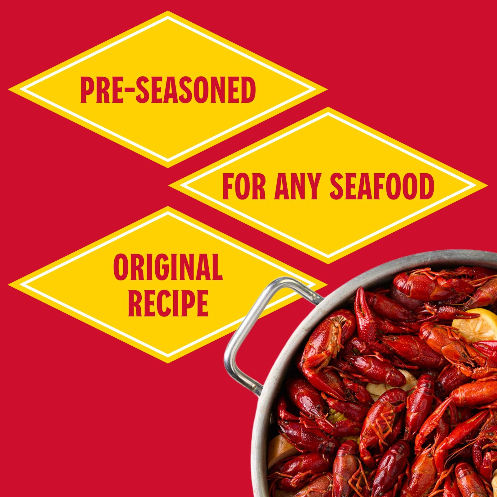 Louisiana Crawfish Crab Shrimp Boil 5 Oz Pack of 4 Delicious Seafood Mix