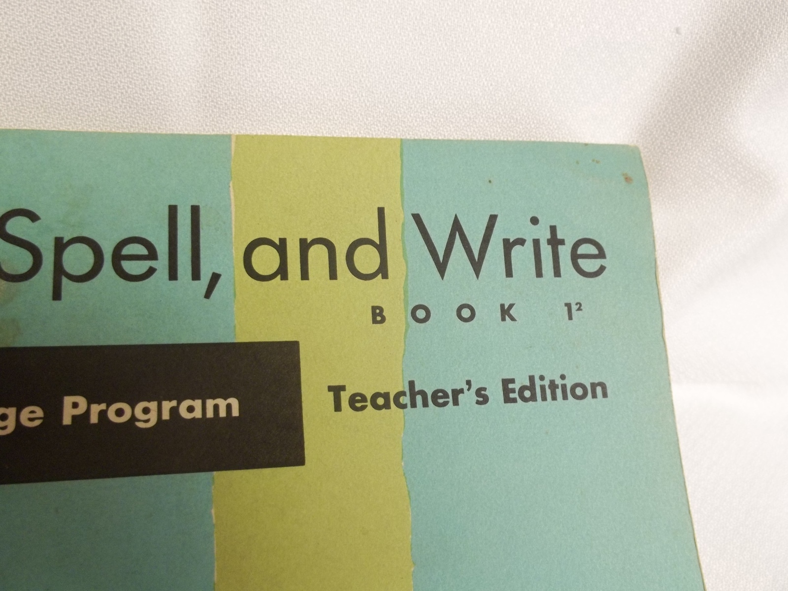 Vintage 1951 Dick & Jane «We Talk, Spell and Write» 1.2 Teacher’s Edition