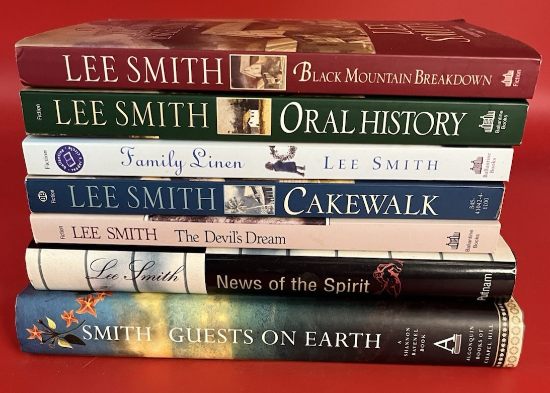 Lot of 7~Novels and Short Stories by Lee Smith~Paperbacks and Hardcovers/DJs