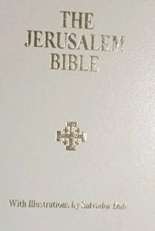 The Jerusalem Bible Illustrations By Salvador Dali 1970 White Leather With Box