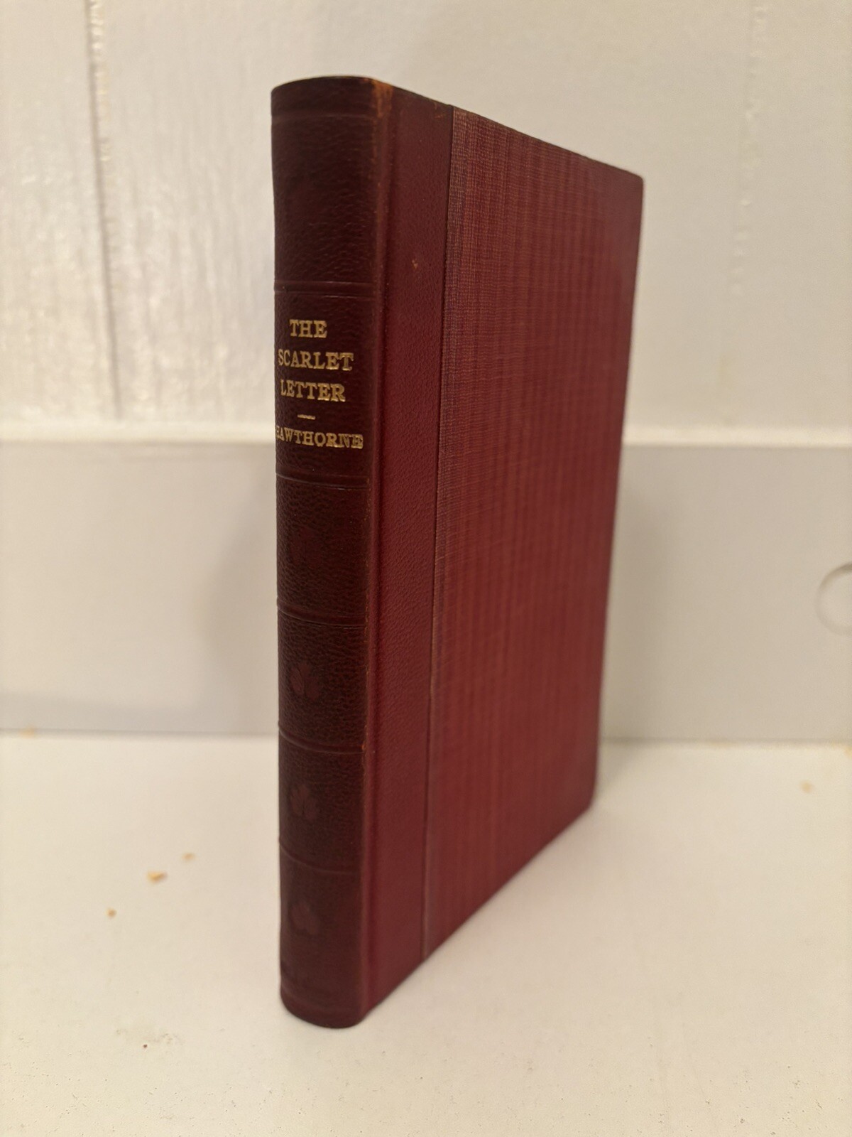 The Scarlet Letter Nathaniel Hawthorne 1923 Gold Gilding Quarter Bound Leather