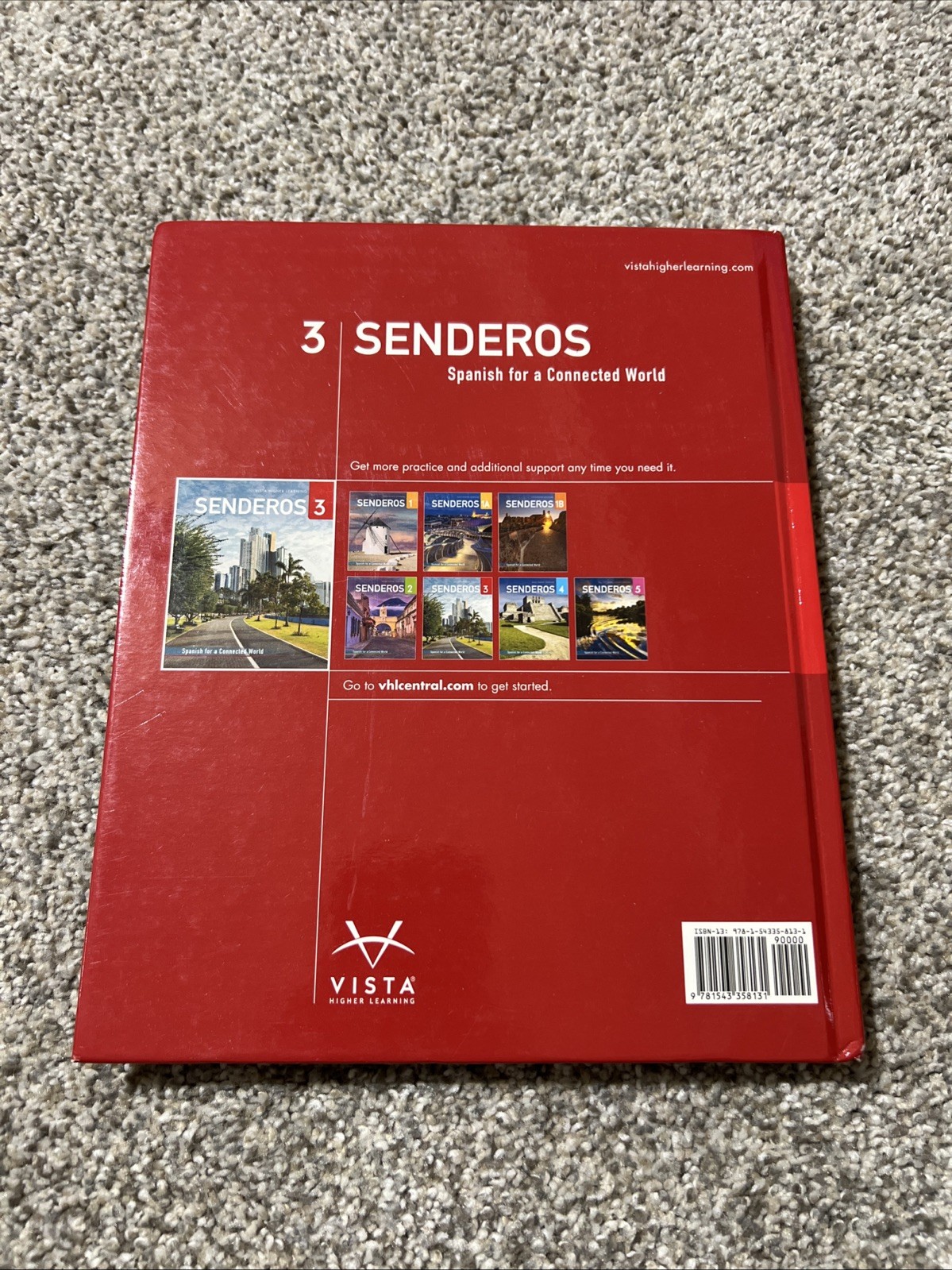 Senderos 3 – Student Edition Spanish for a Connected World – 2023 Hardcover