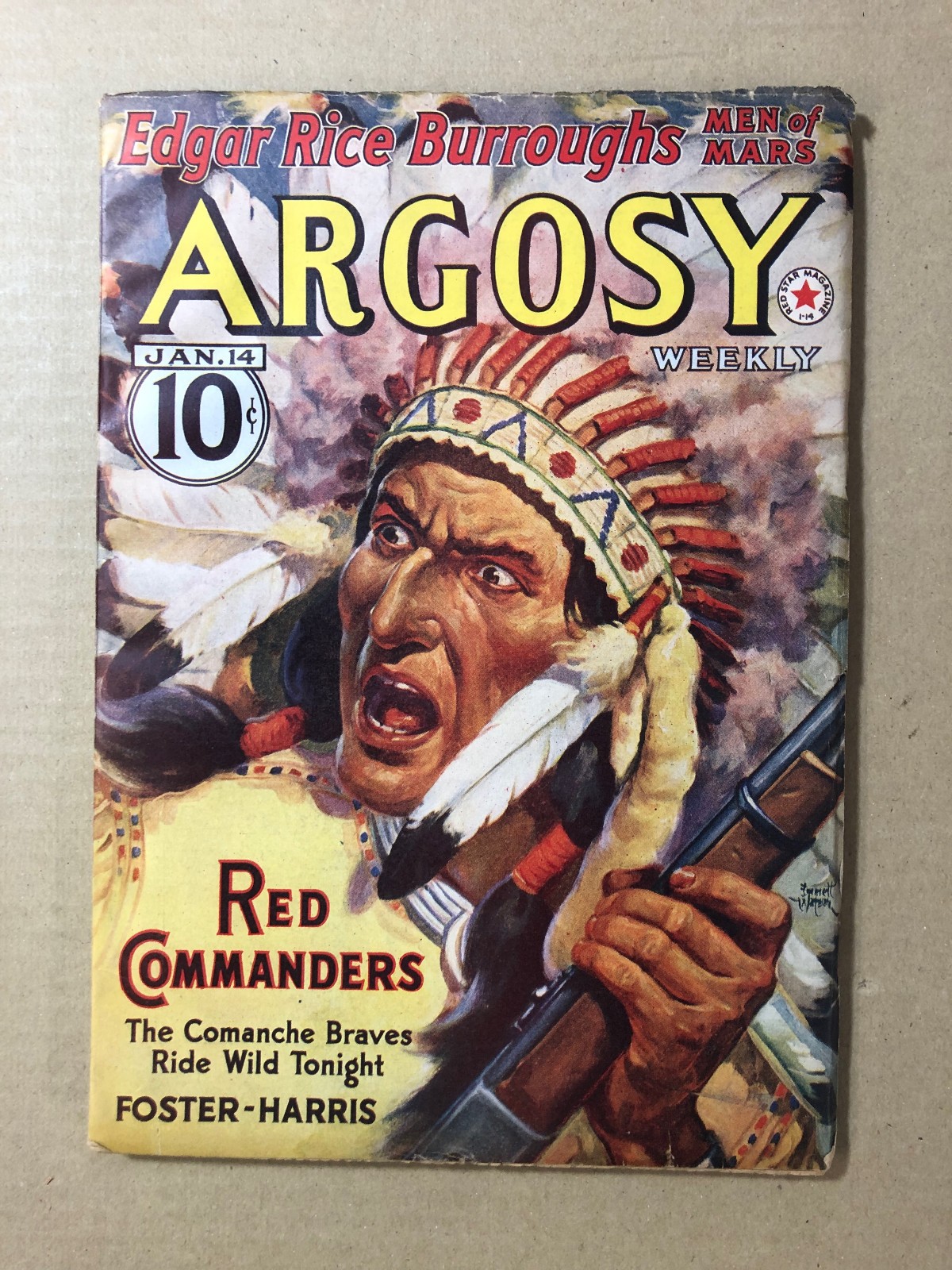 Argosy | Jan 14 1939 | Synthetic Mars pt 2 | Burroughs ERB | F- | 5.5 | *NICE!*