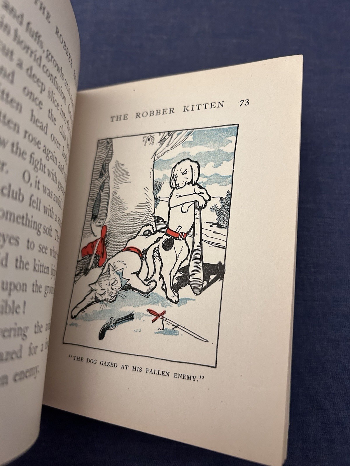 Antique 1920s The Robber Kitten by John Rea Neill Altemus Wee Book 5.5 x 4.5