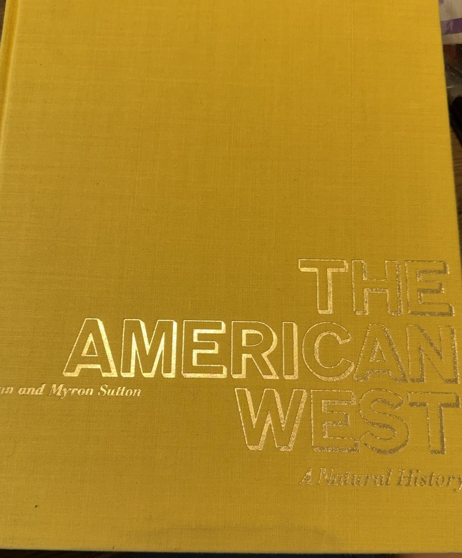 Beautiful Illustration Coffee Table Book The American West A Natural History