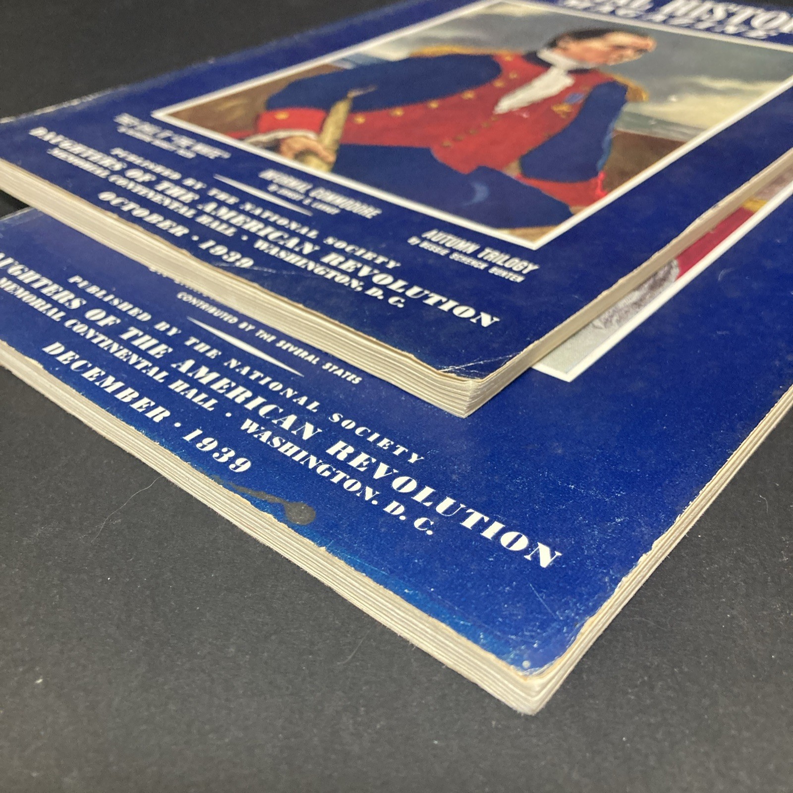 Lot Of 2 | Vintage 1939 | National Historical Magazine | October & December