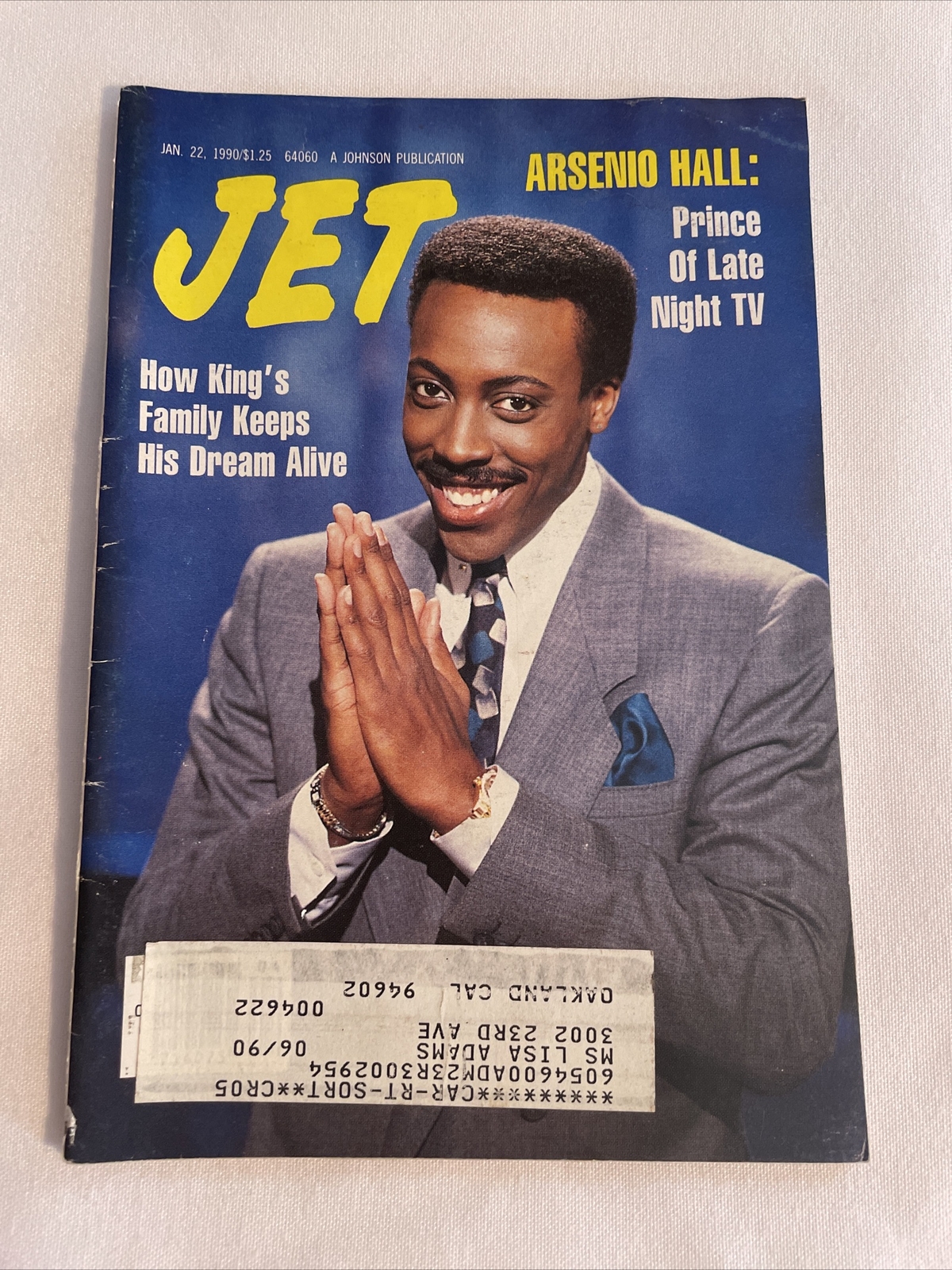 1990 January 22 JET Magazine, Arsenio Hall: Prince of Late Night TV (MH37)