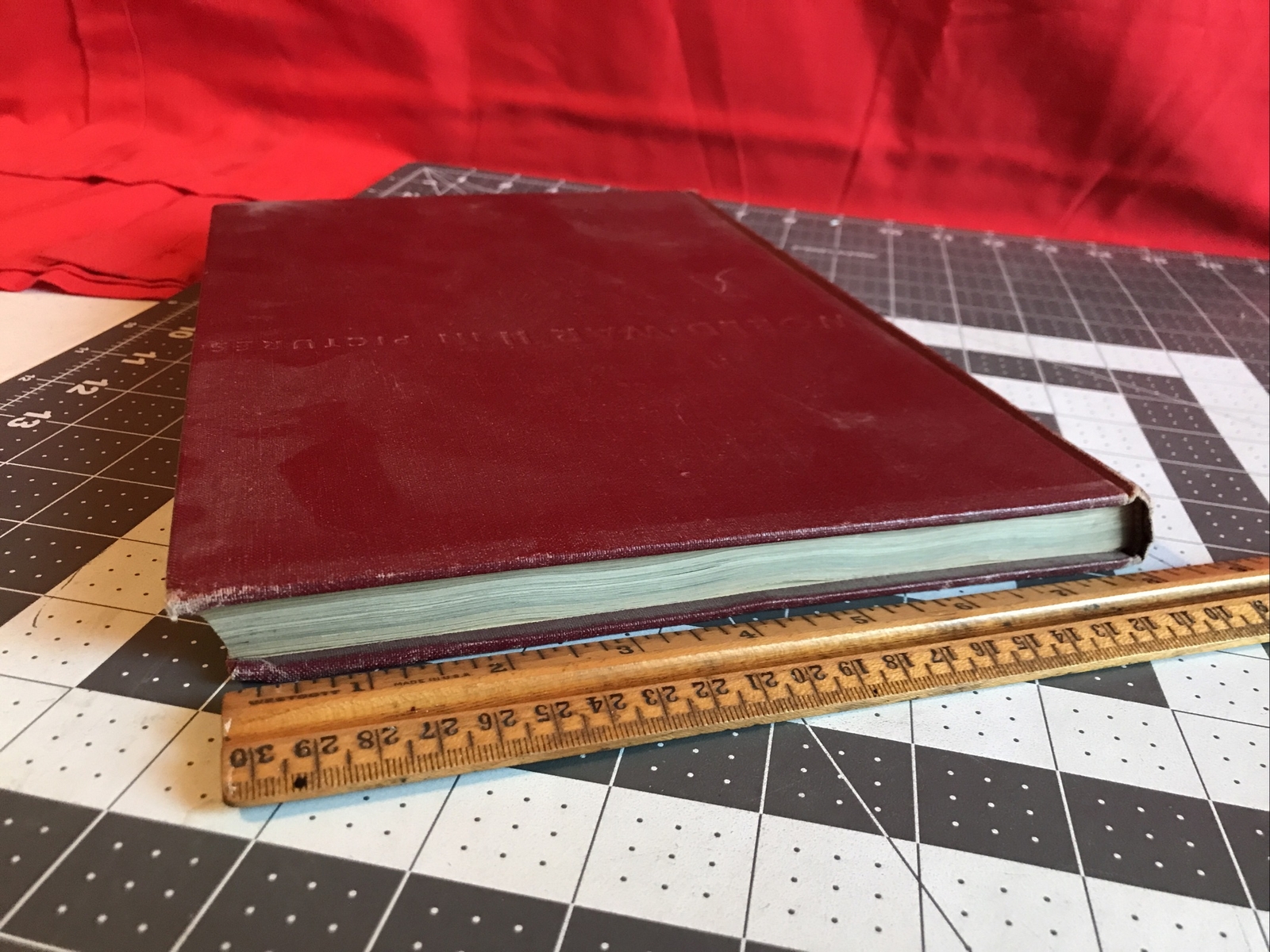 Vintage 1945 World War II In Pictures Volume 1 Hardcover Book