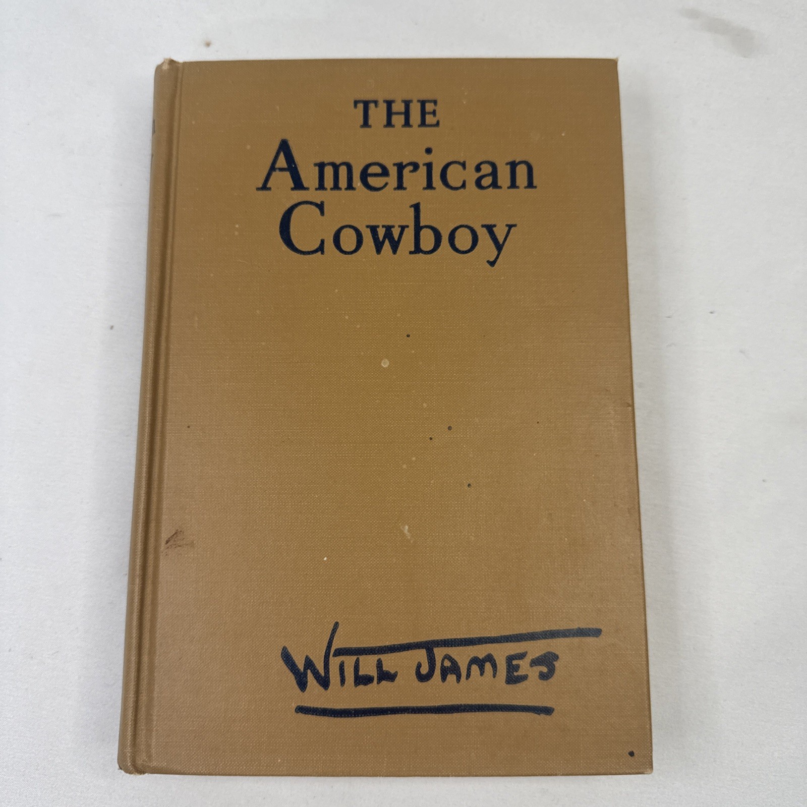 Vintage 1944 The American Cowboy Will James Scribner Hardcover Book